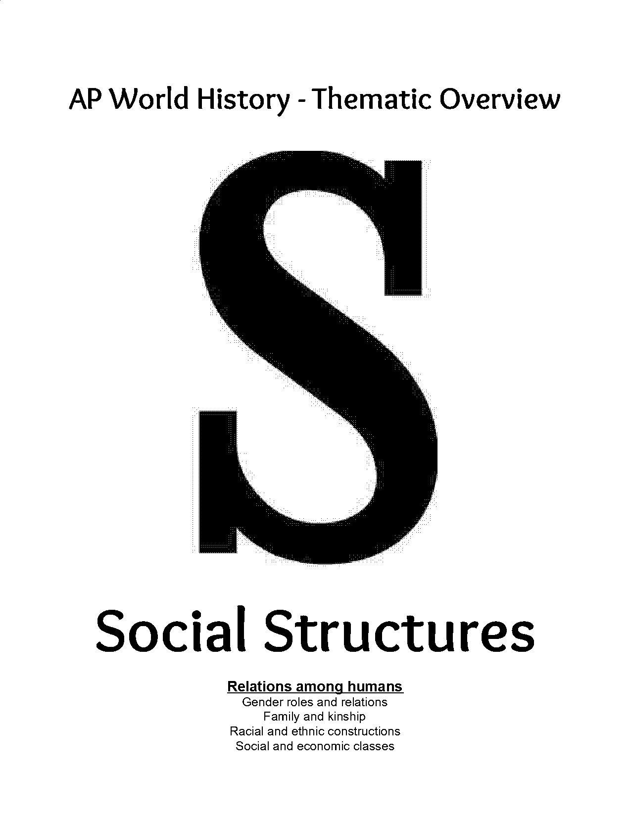 examples of social structures