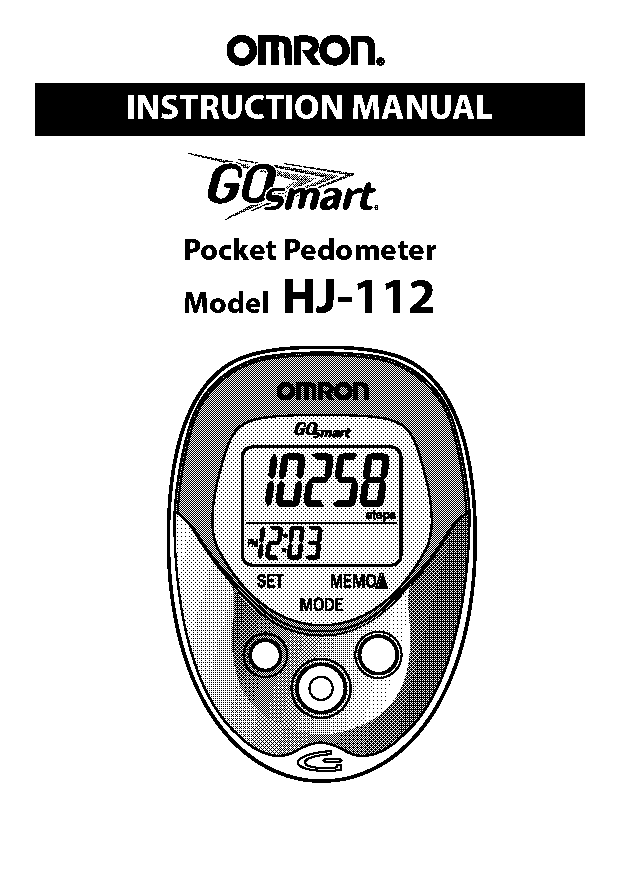 fit and healthy pedometer instructions