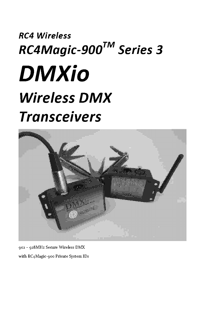 dmx wireless controller manual