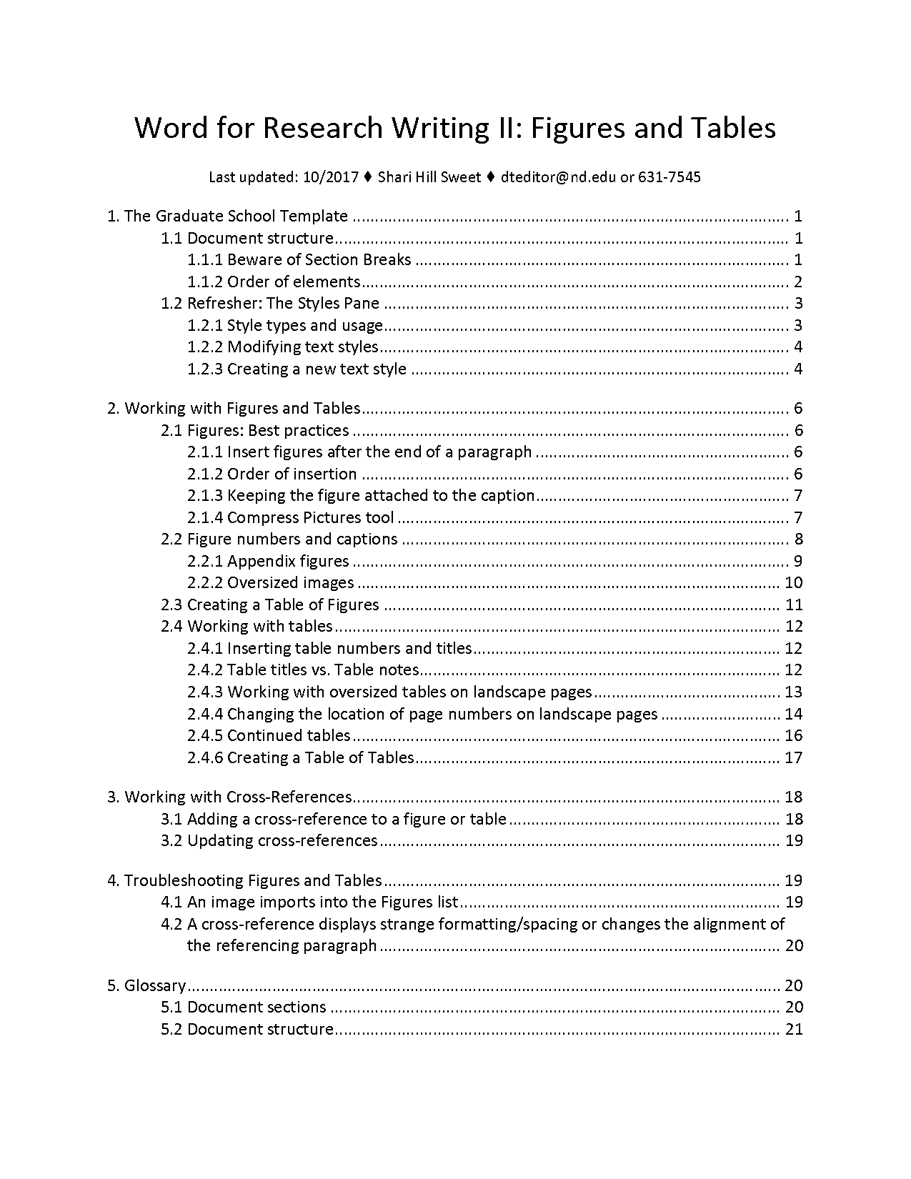 how to write a table caption for a researh paper