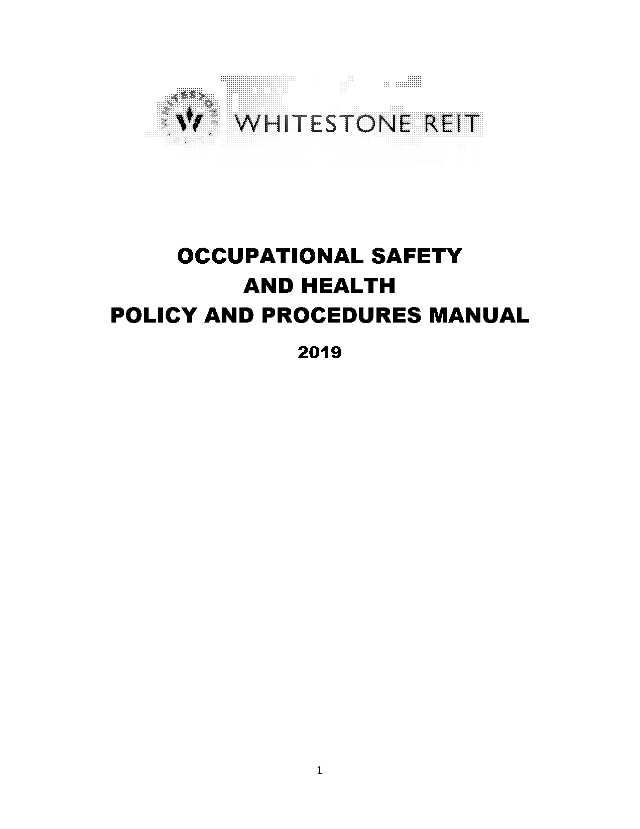 occupational safety and health policy