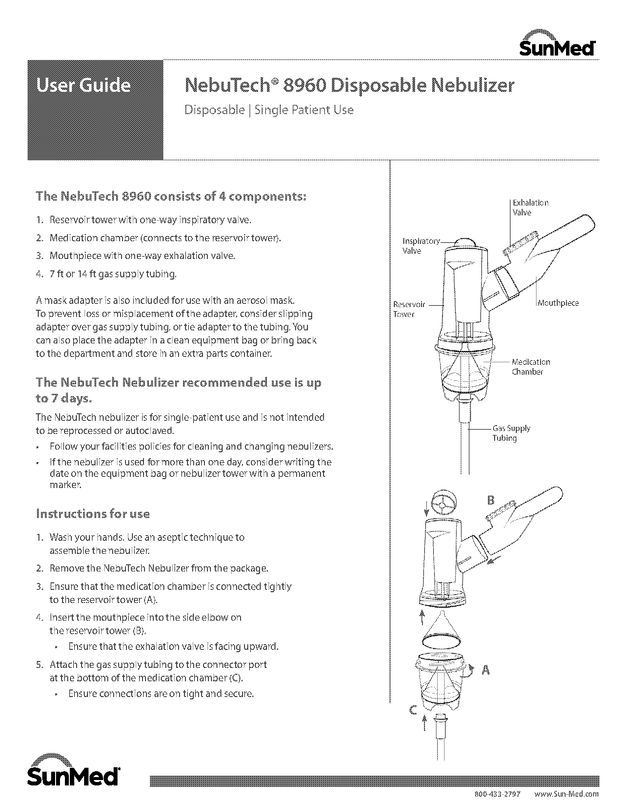 salter labs nebulizer cleaning instructions