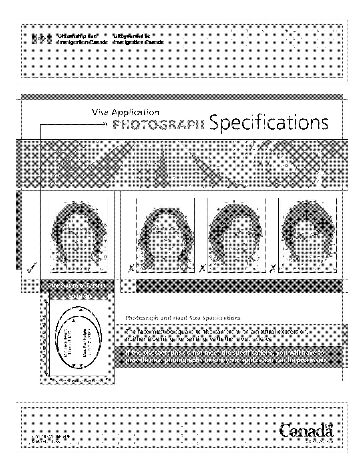 canadian visa photo requirements