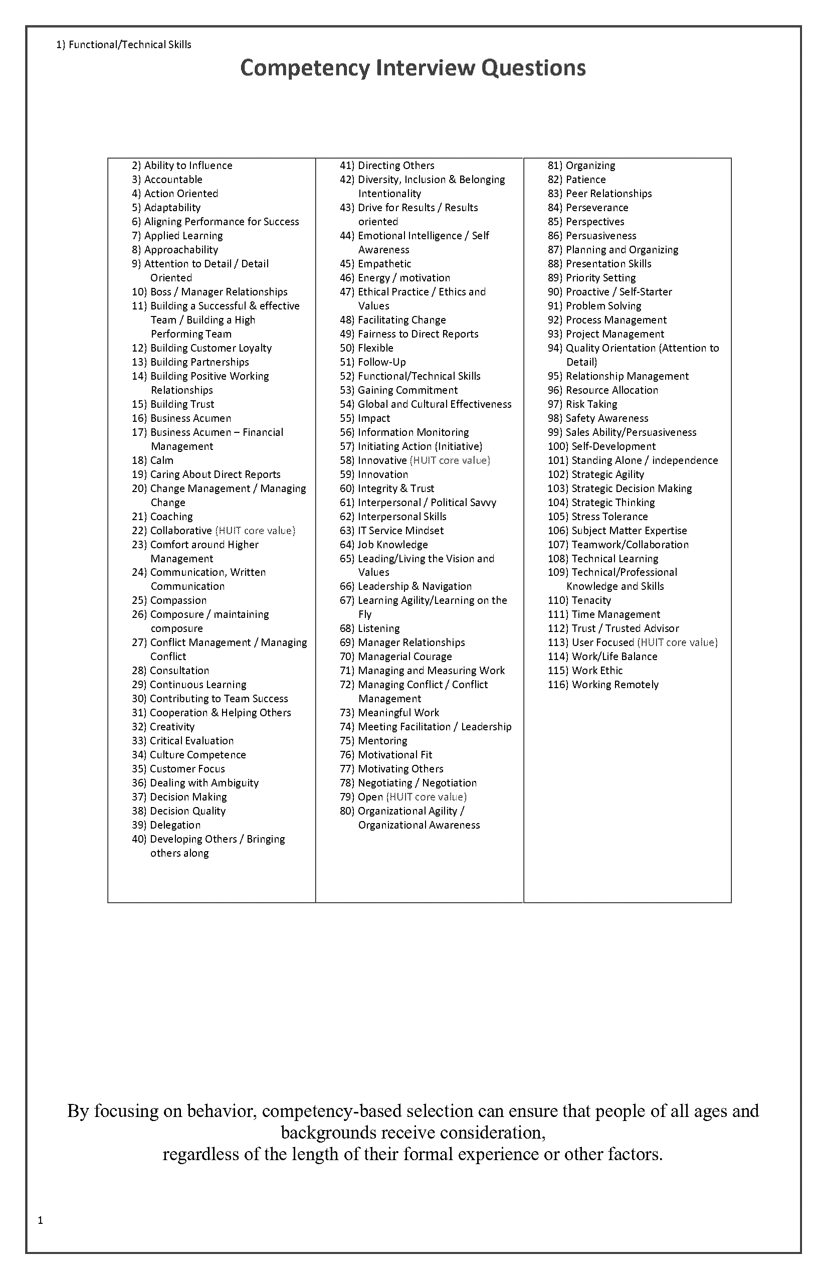 learning agility sample questions