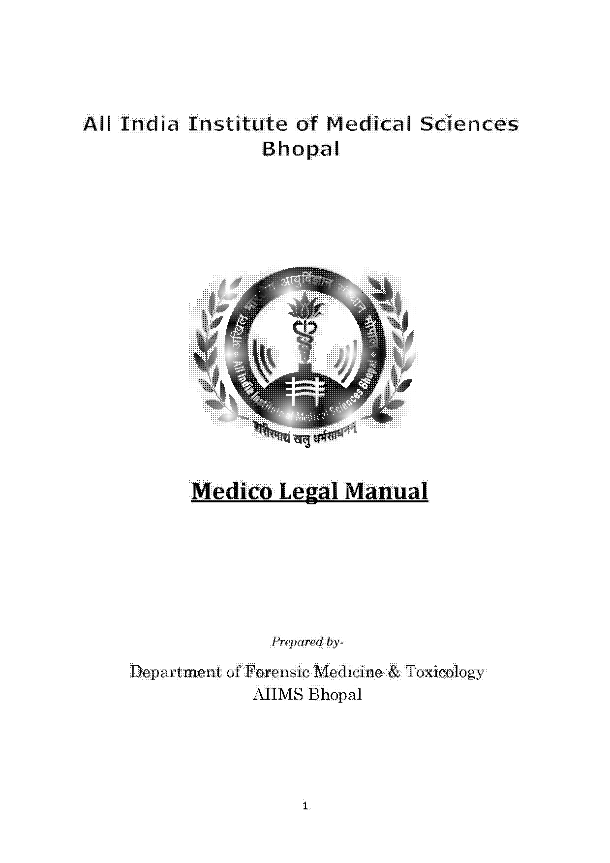 medico legal report sample