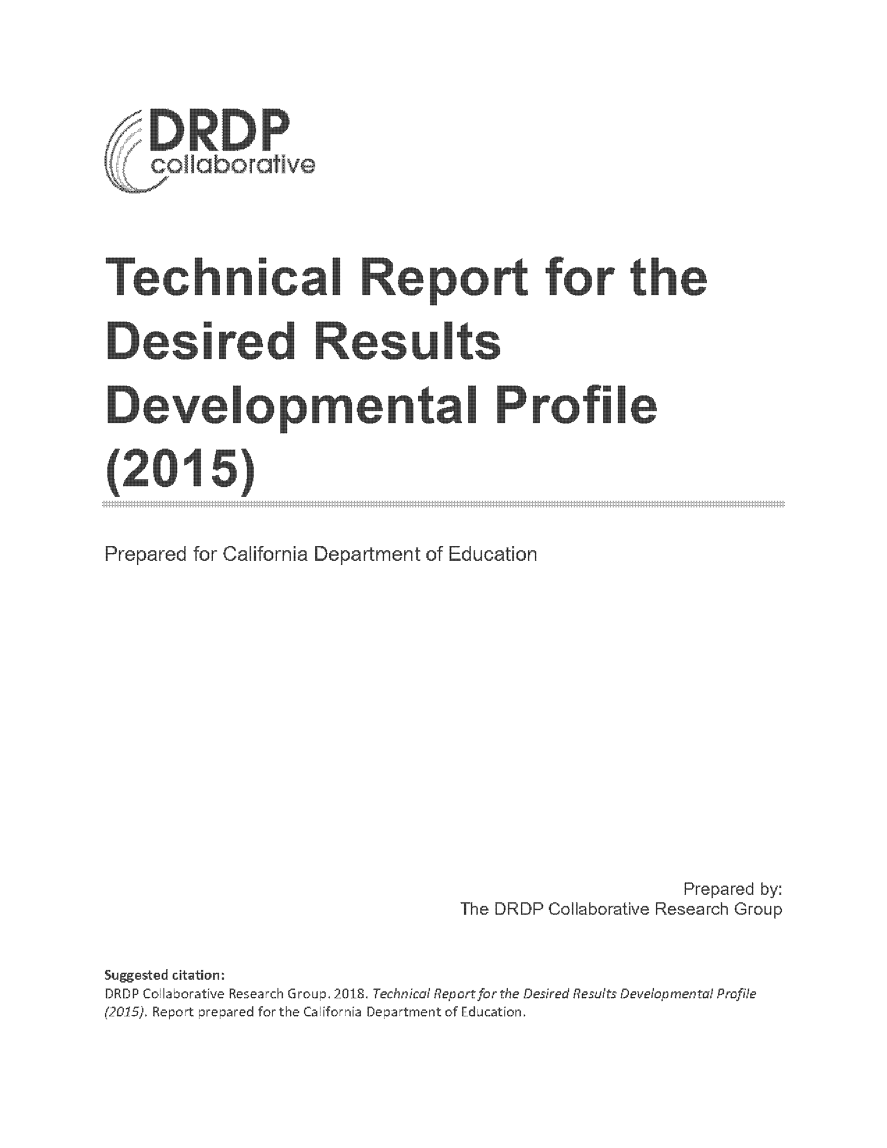 sample of technical report