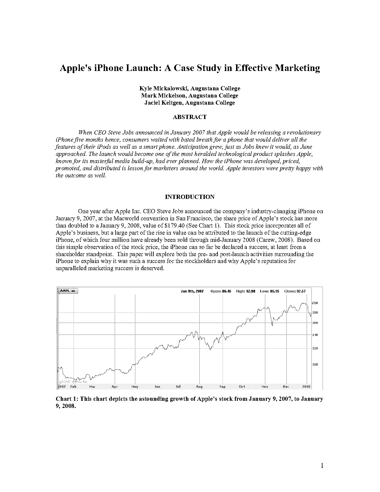 example of a marketing case study analysis