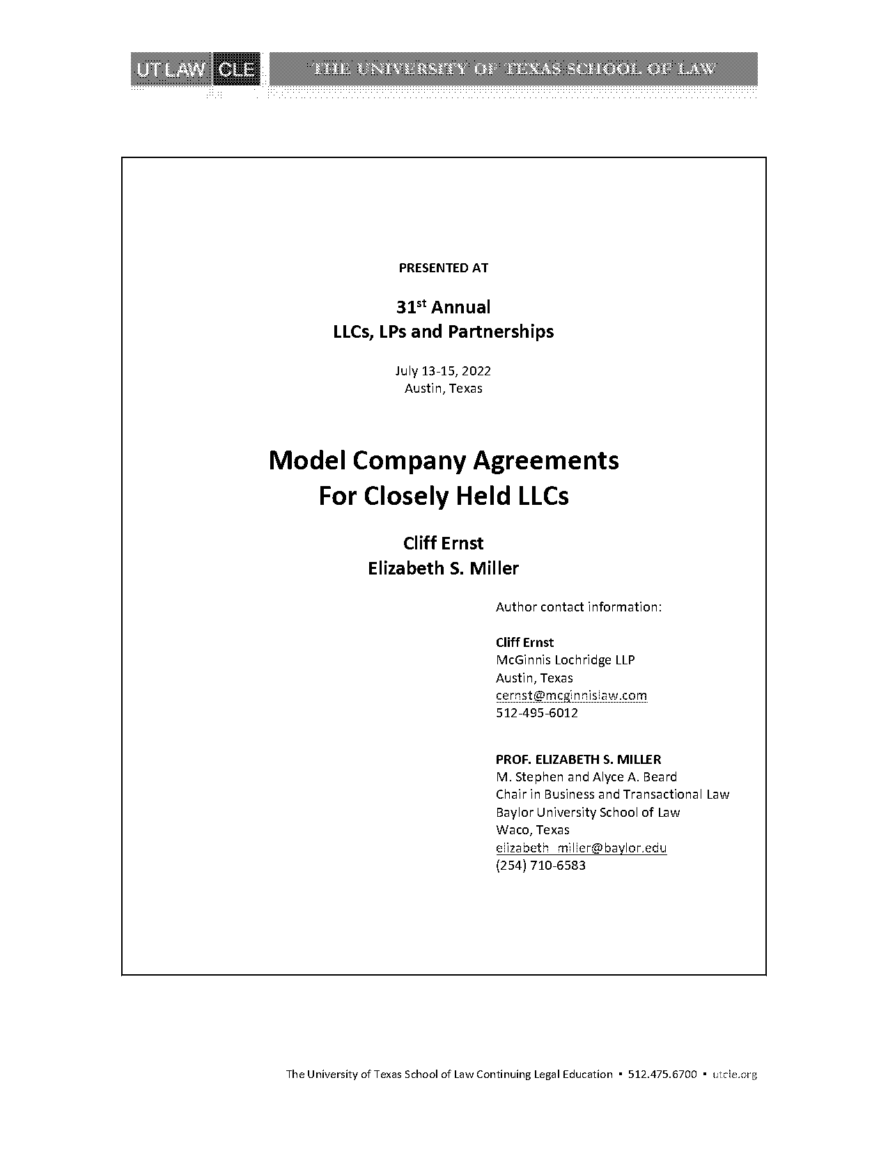 operating agreement llc texas filing