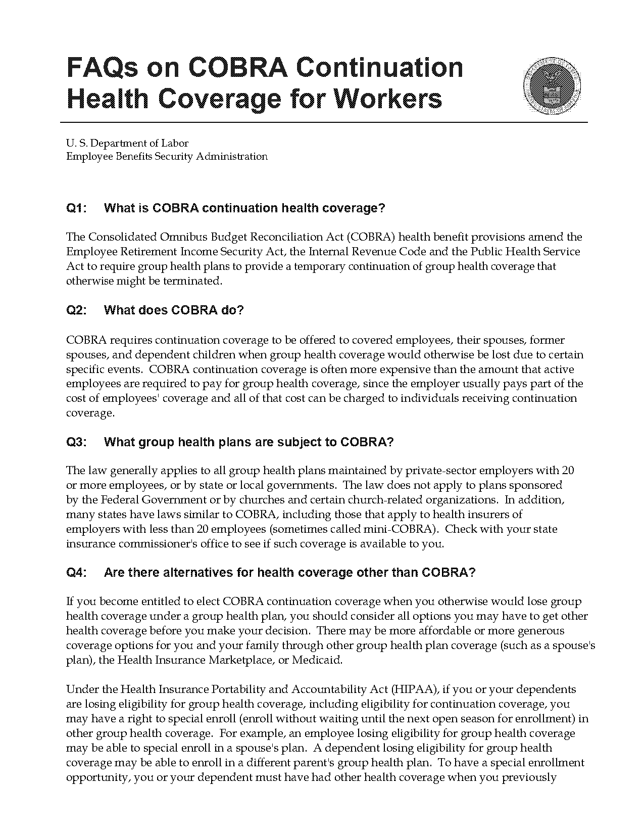 between job health insurance