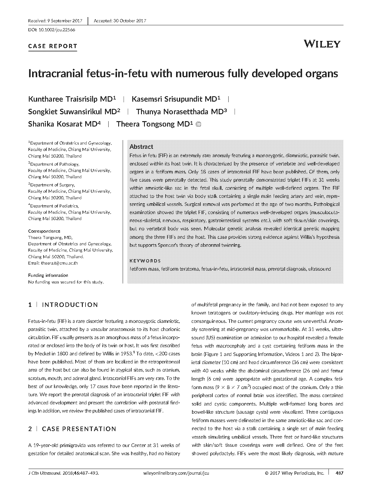 fetus in fetu case report