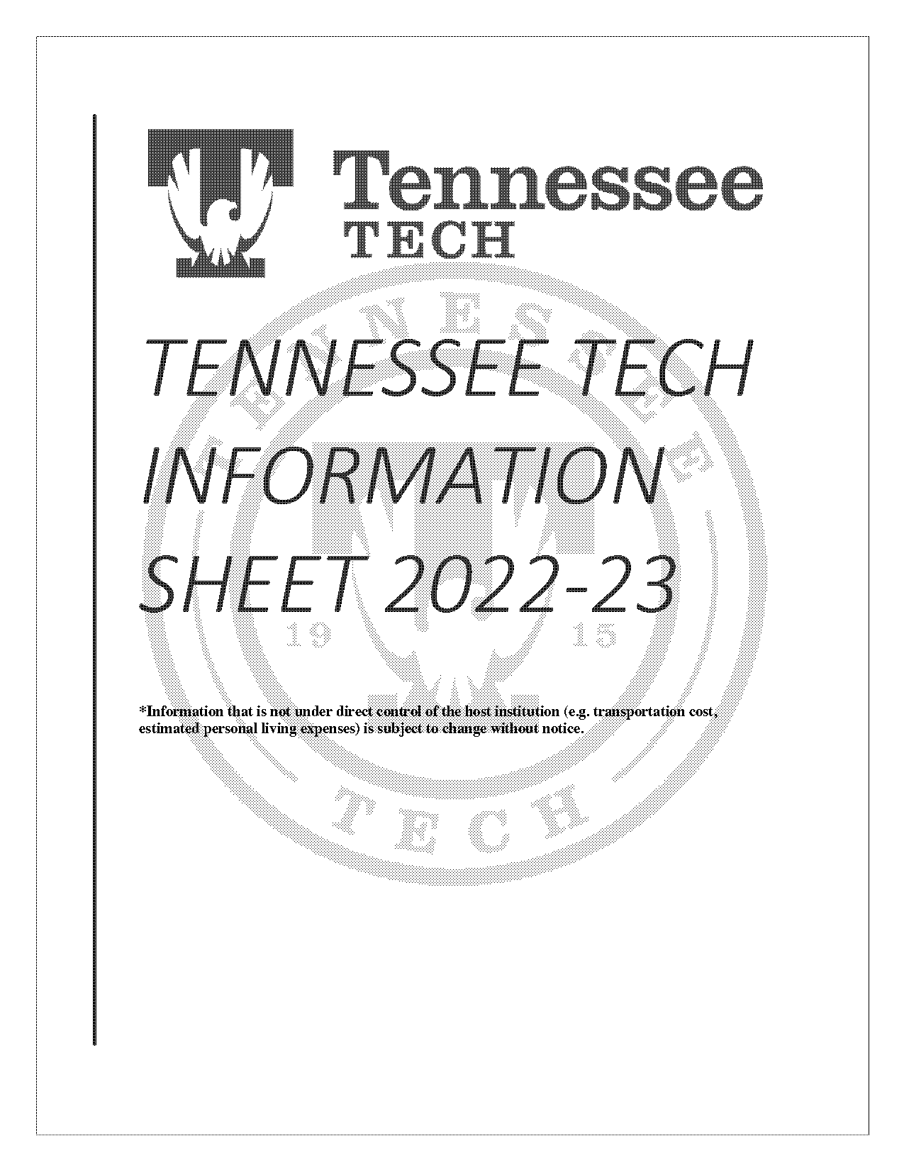 tennessee technological university transcript request