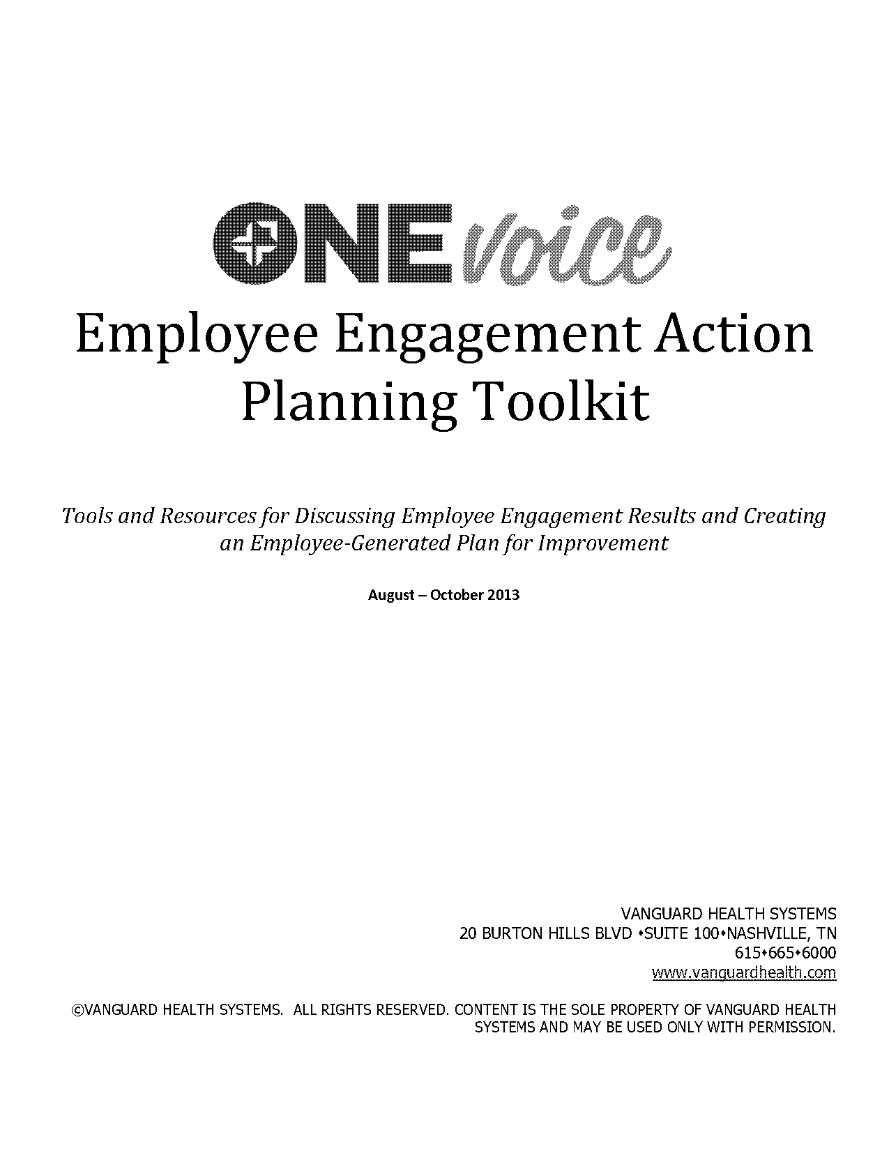 employee engagement committee action plan