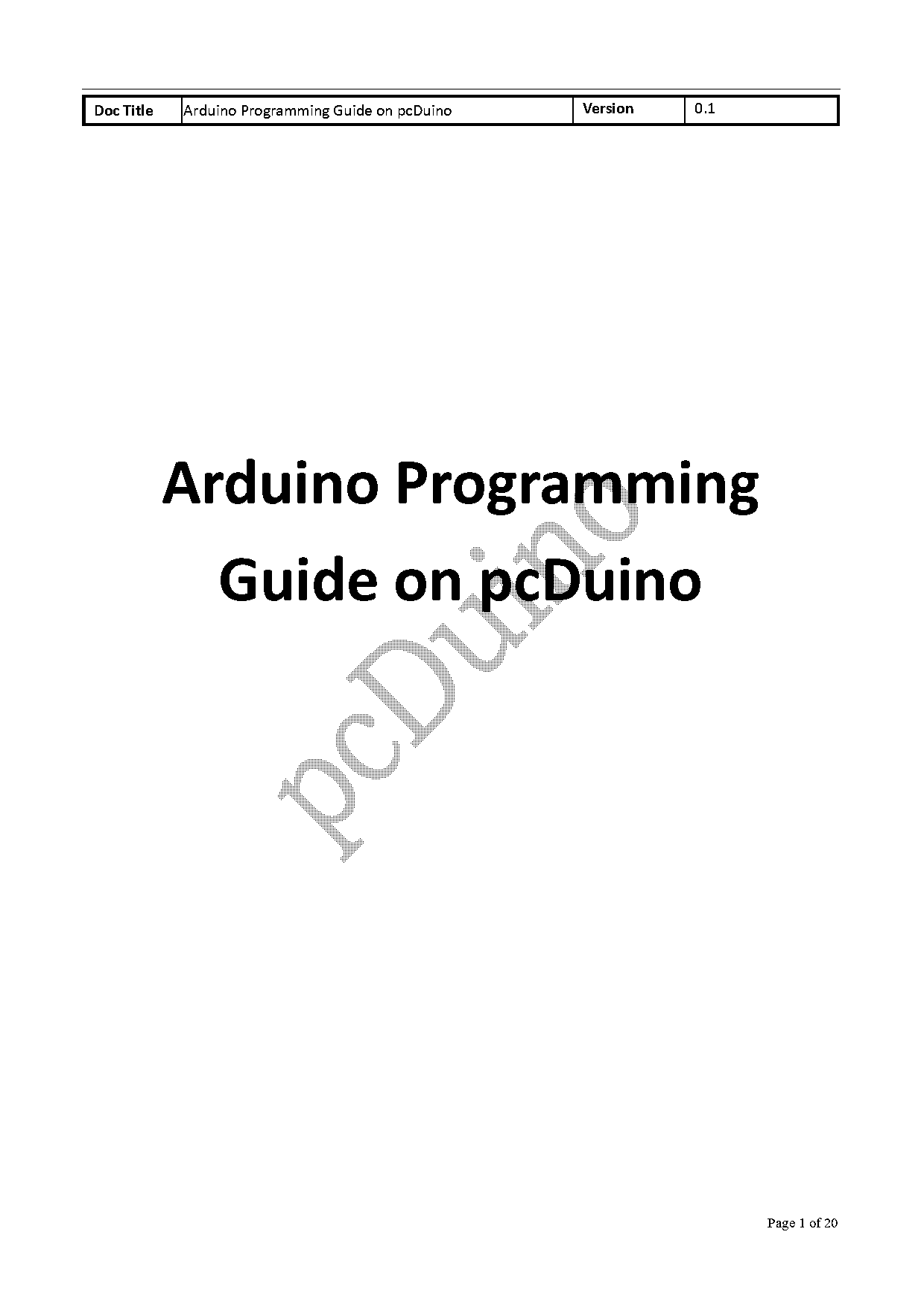 how to write an arduino program