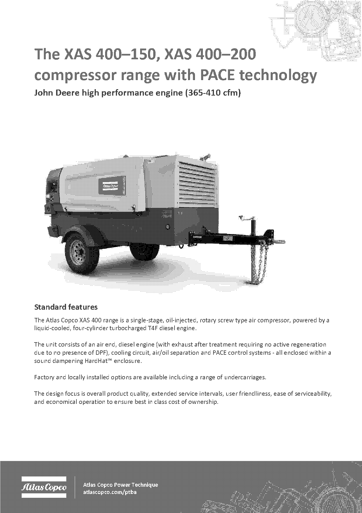 compressor data sheet template