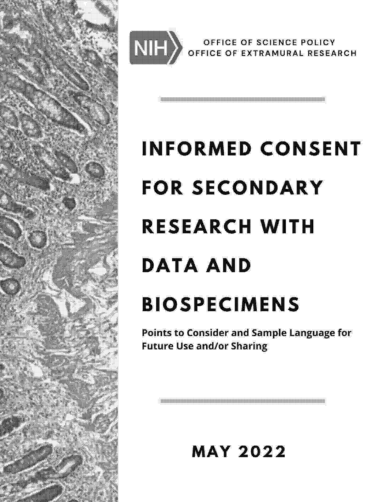 is informed consent required for content analysis