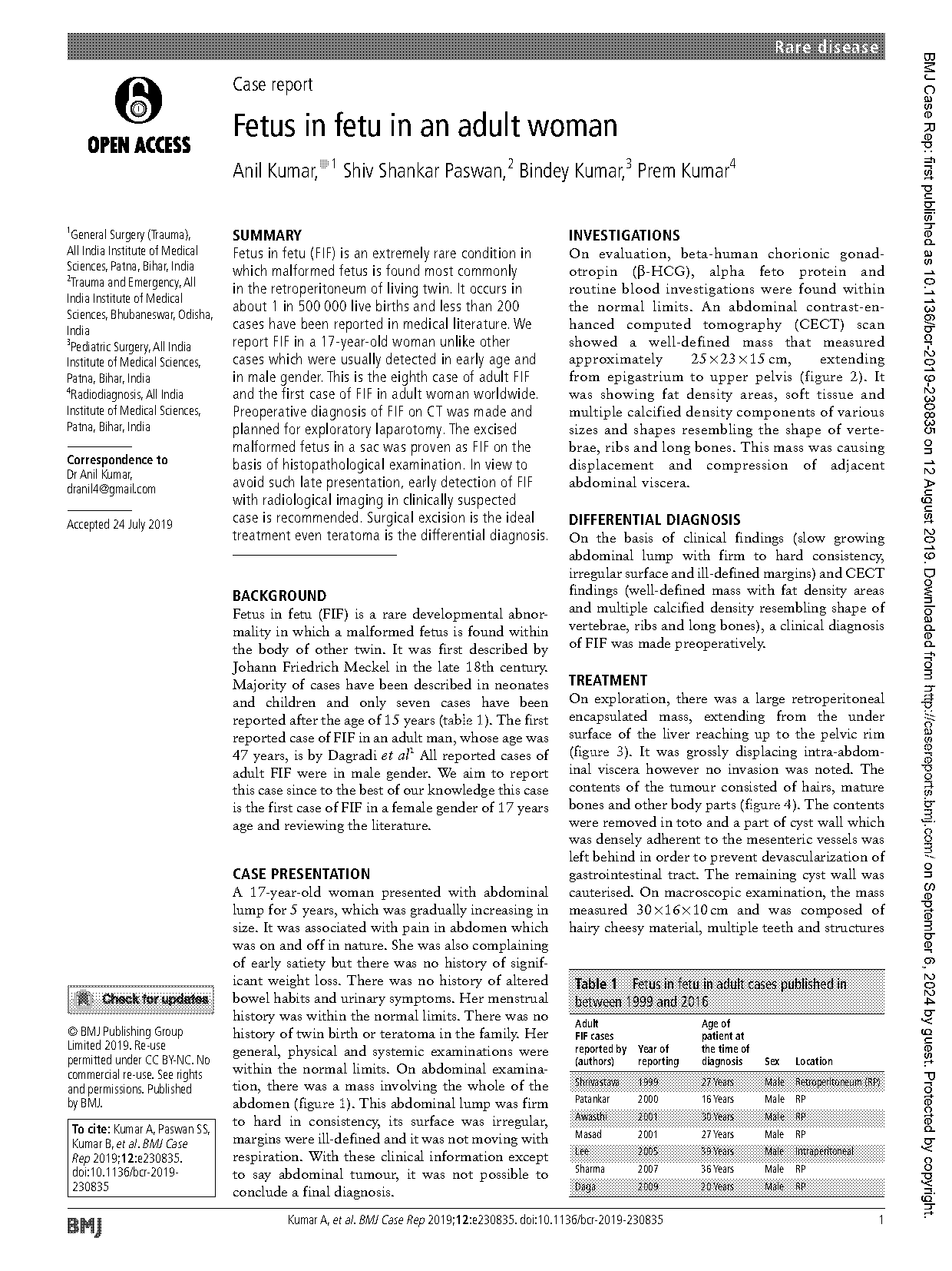 fetus in fetu case report