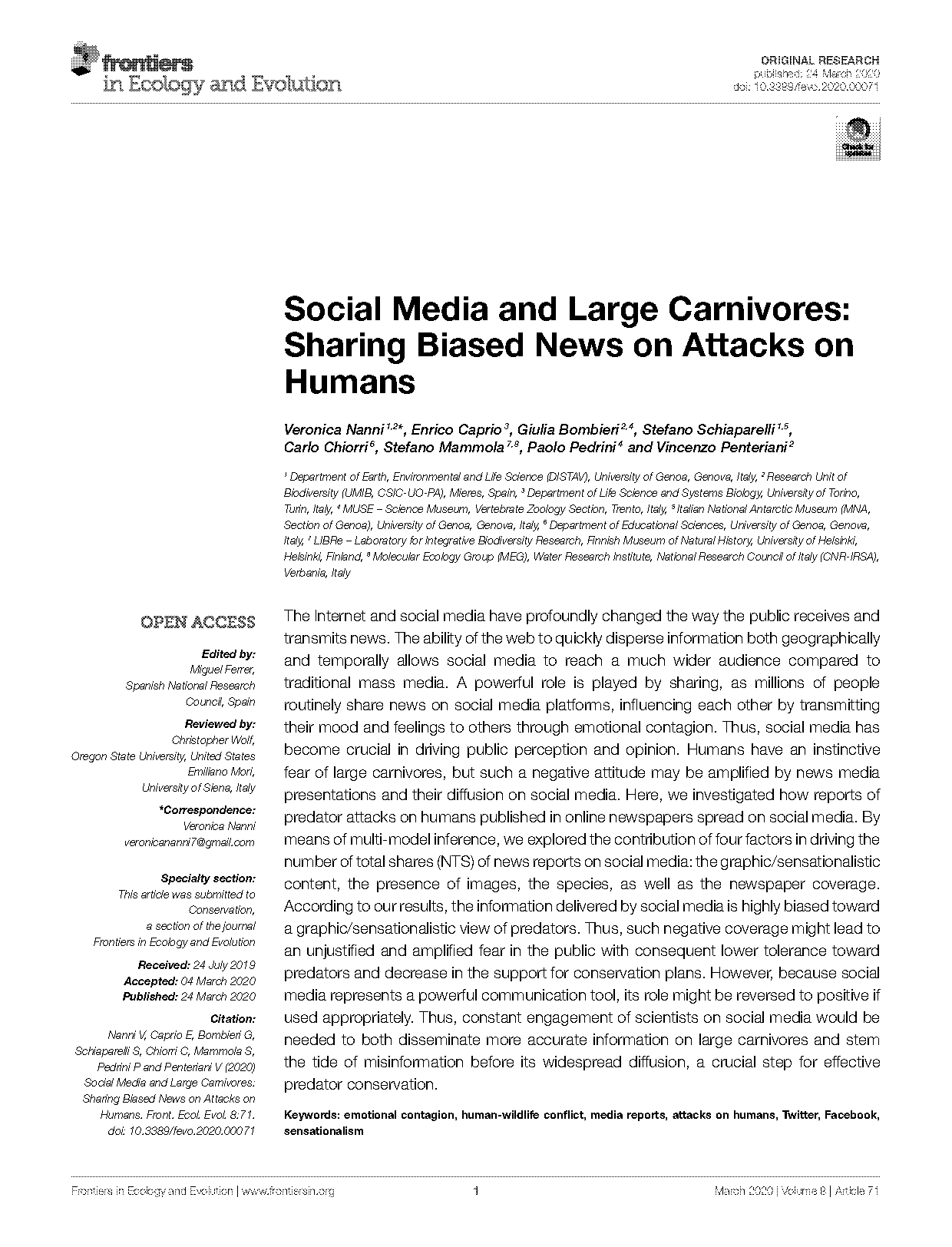 news article social media negative