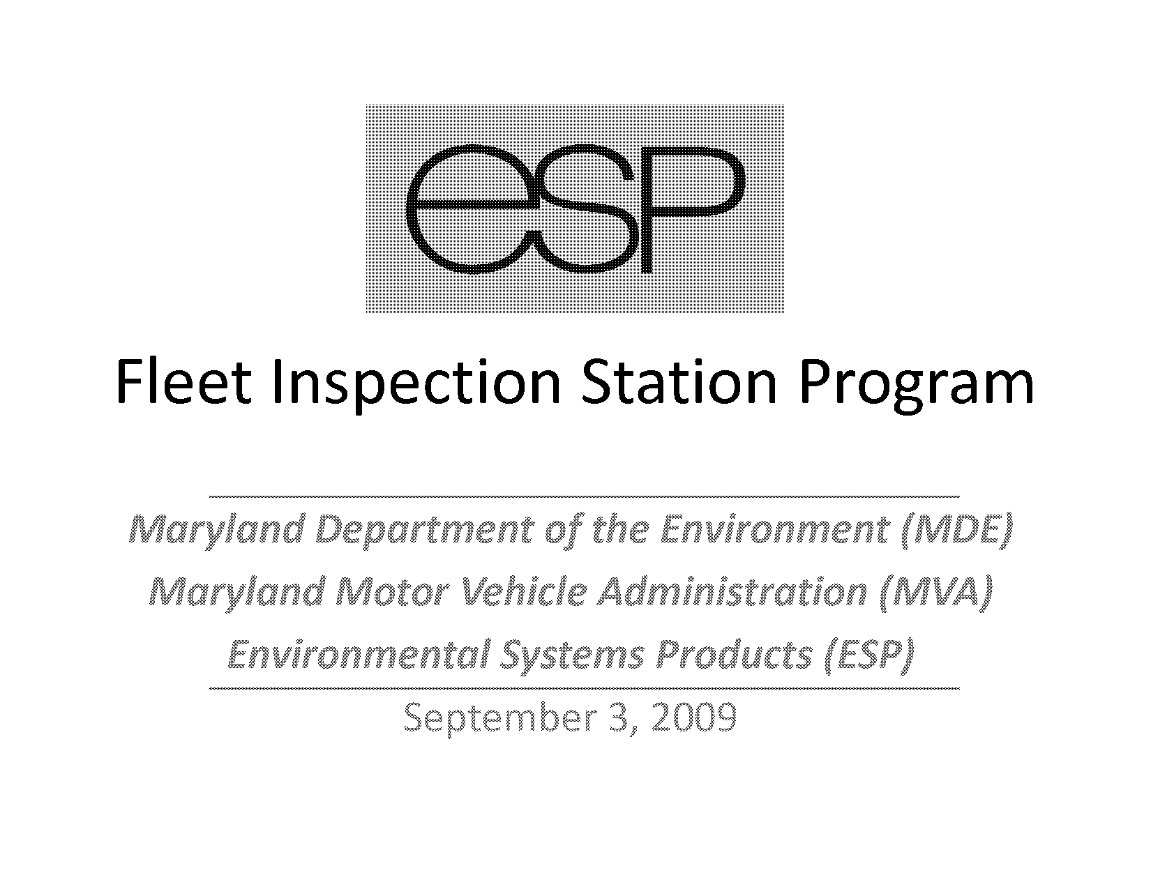 maryland state inspection station requirements