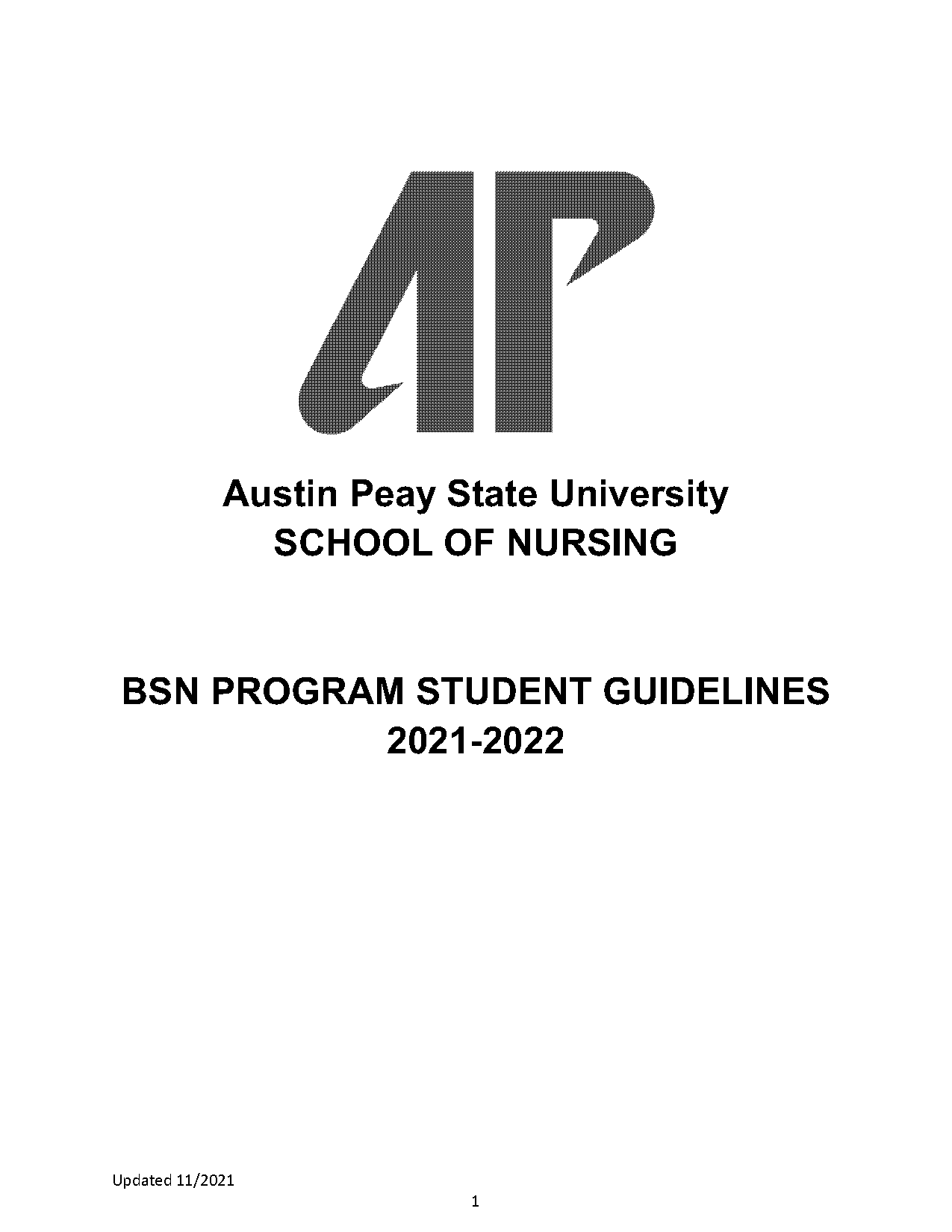 apsu nursing program requirements