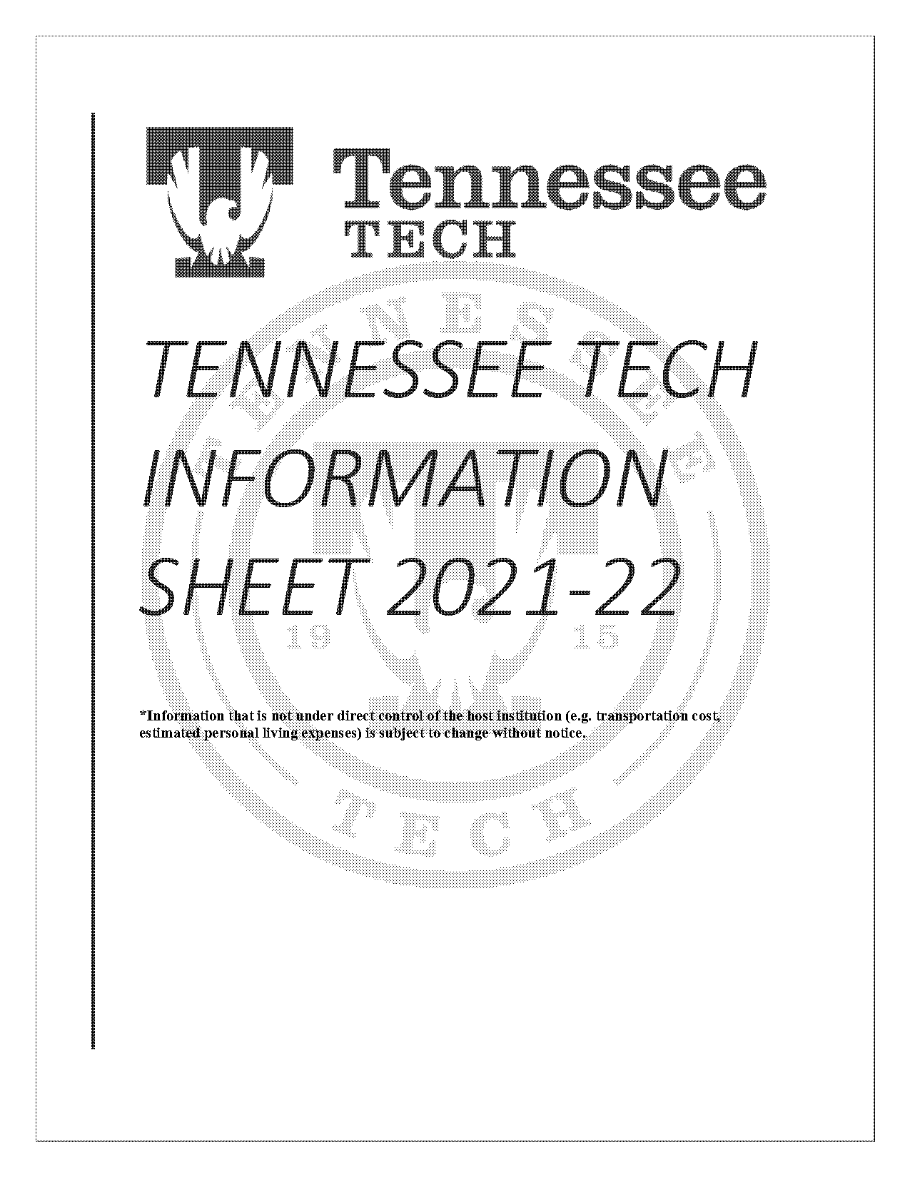 tennessee technological university transcript request