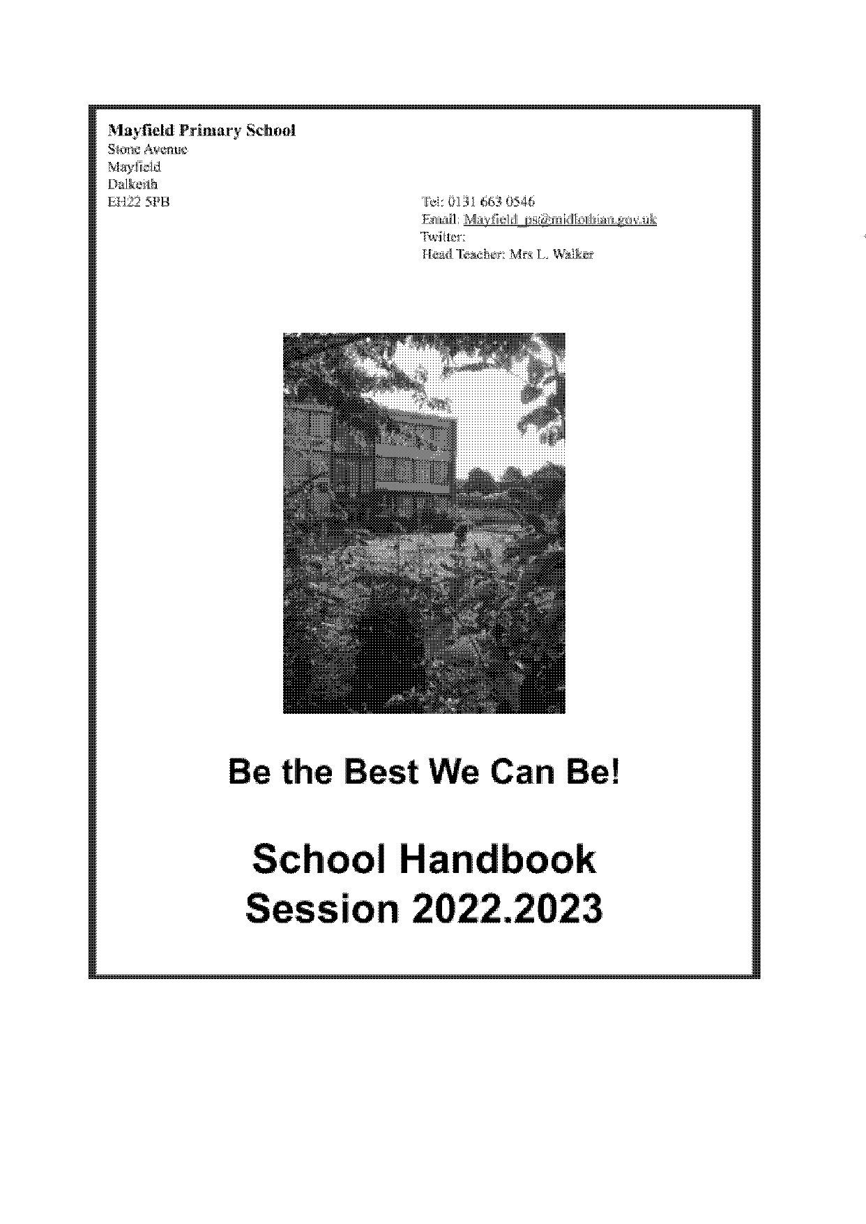 edinburgh high school staff handbook