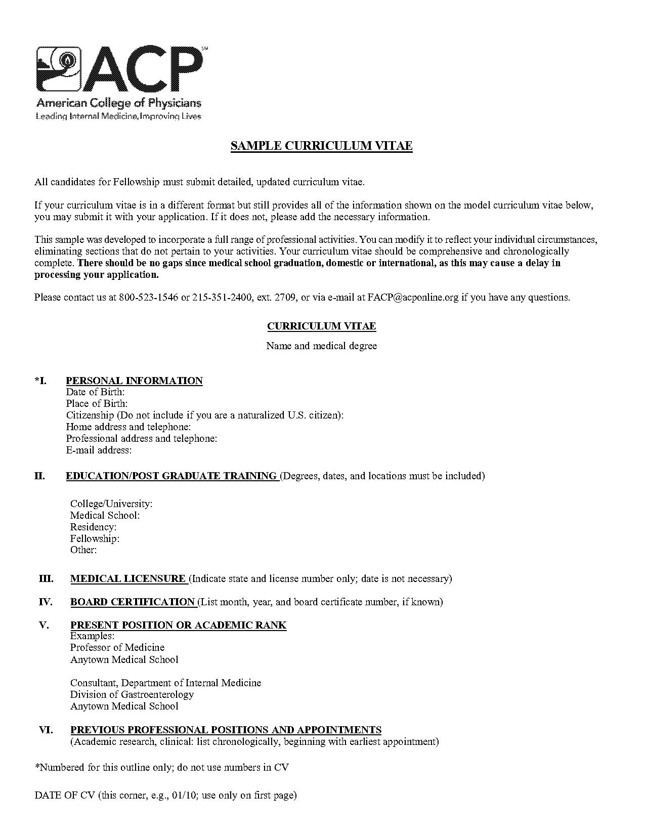 american cv format pdf for application