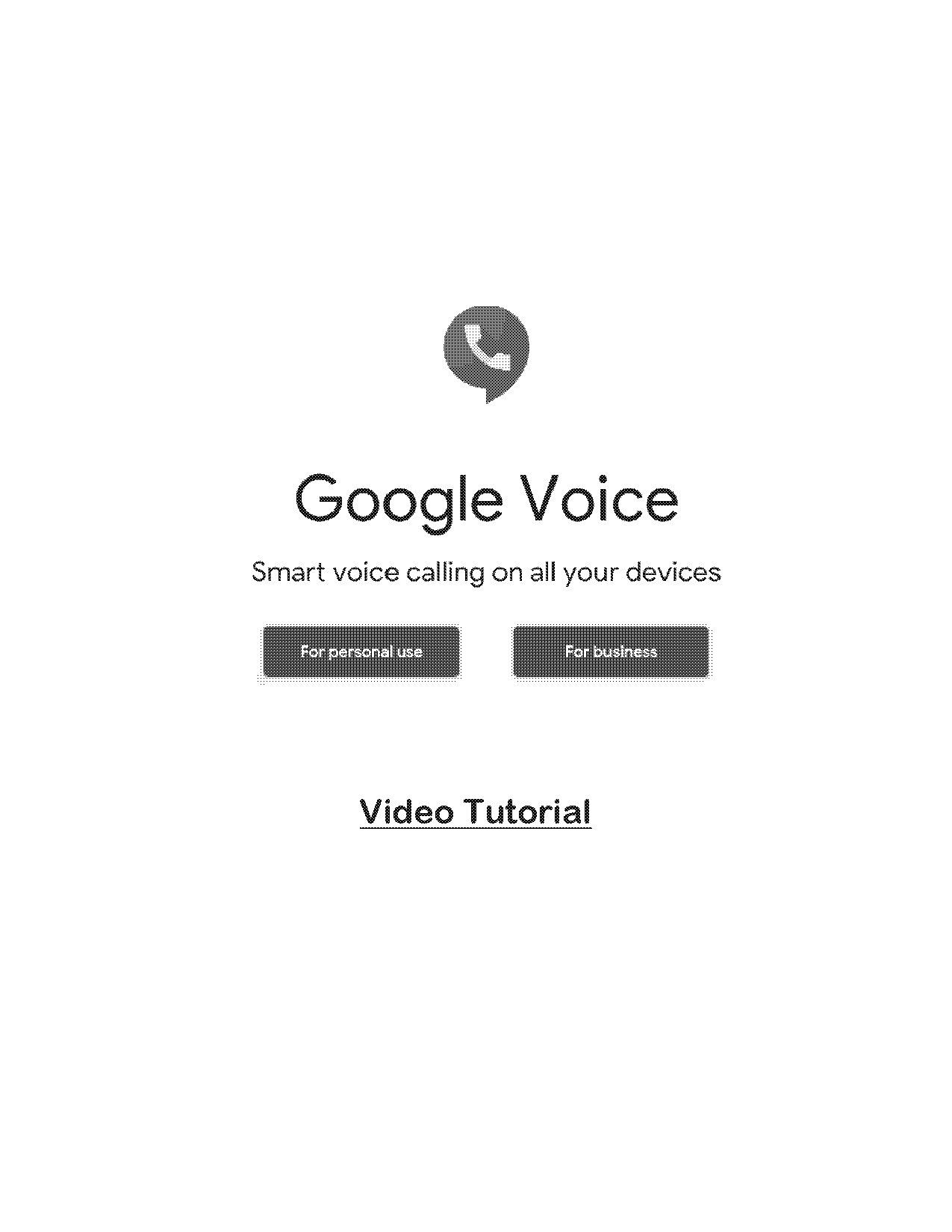 receive google voice calls through data