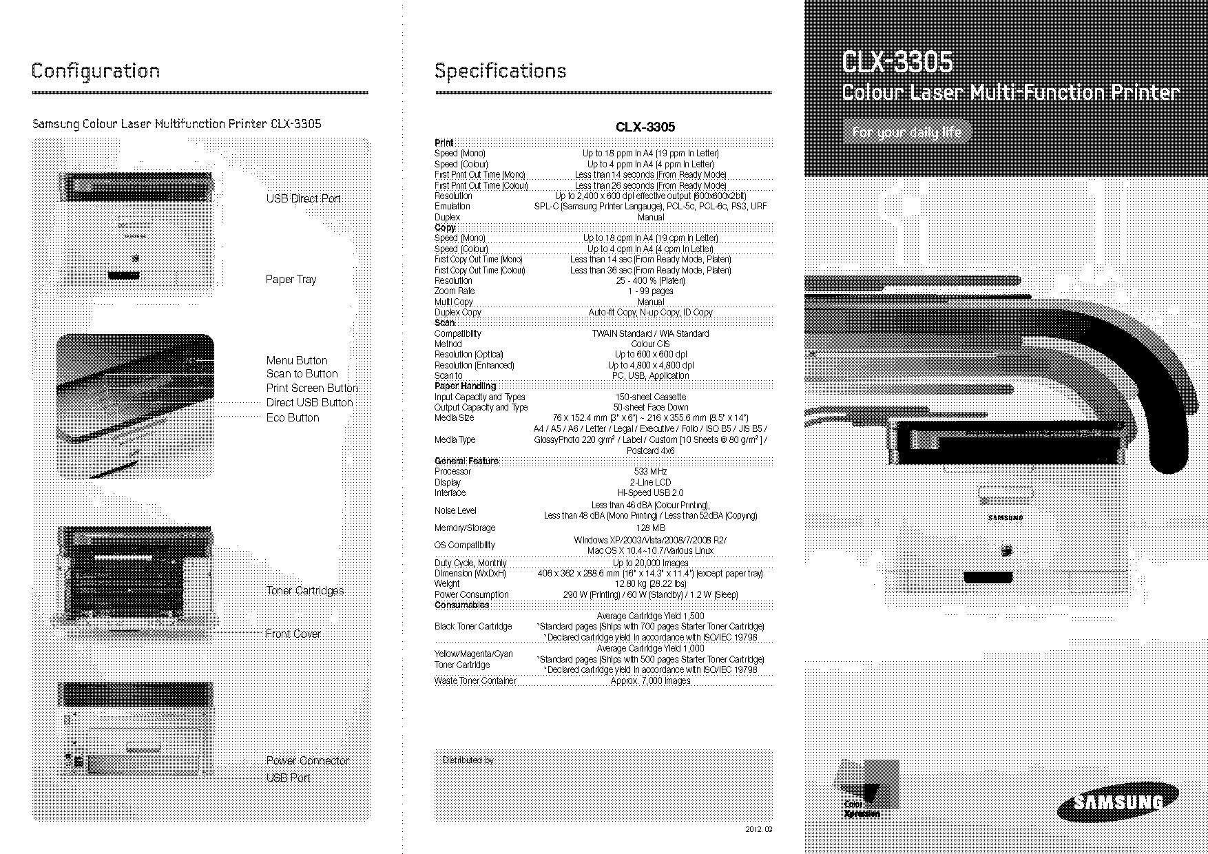 samsung laser printer blank pages