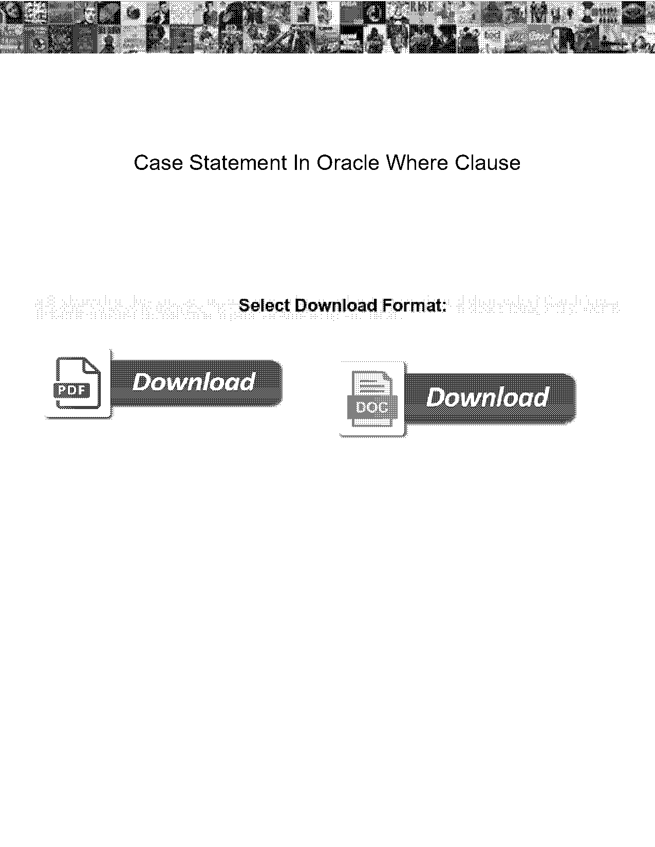 use case in where clause in sql