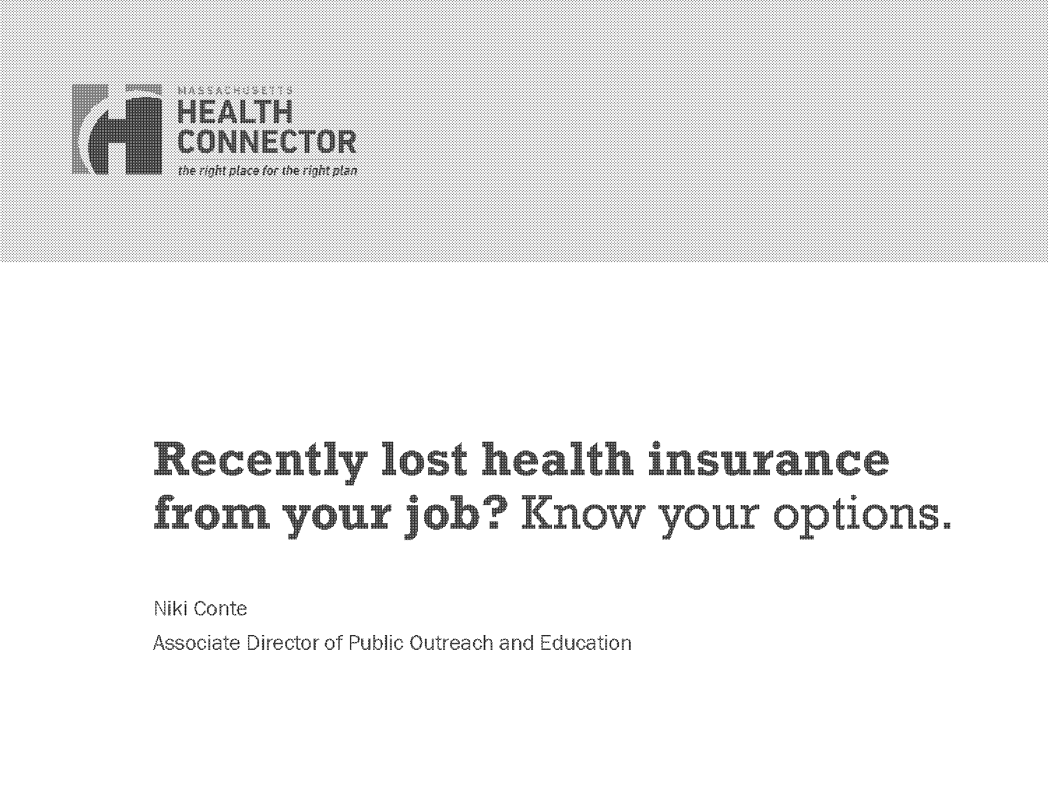 between job health insurance