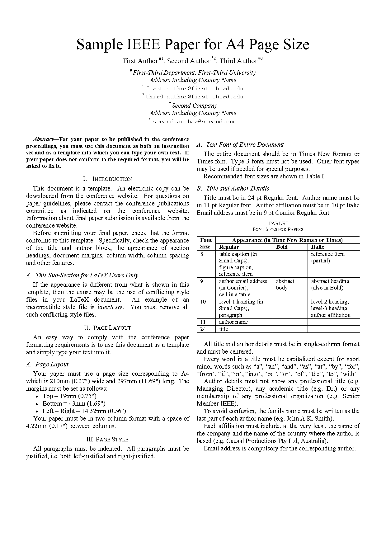 how to write a table caption for a researh paper