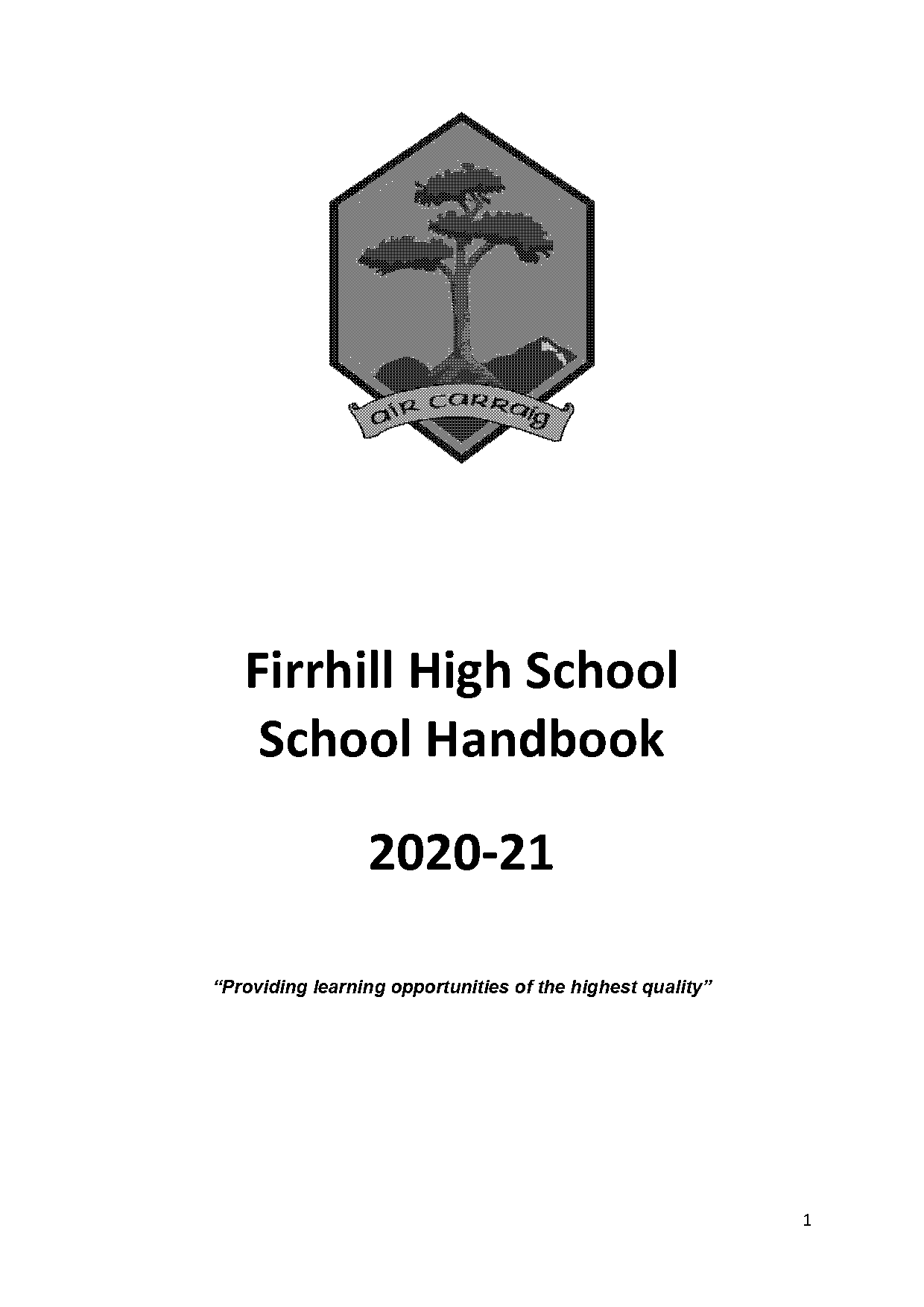 edinburgh high school staff handbook