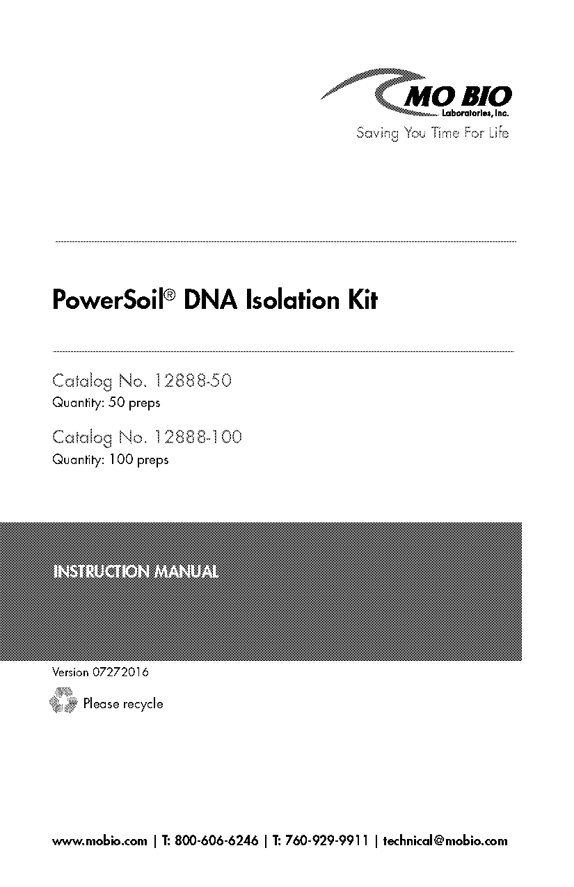 extraction of dna from soil protocol