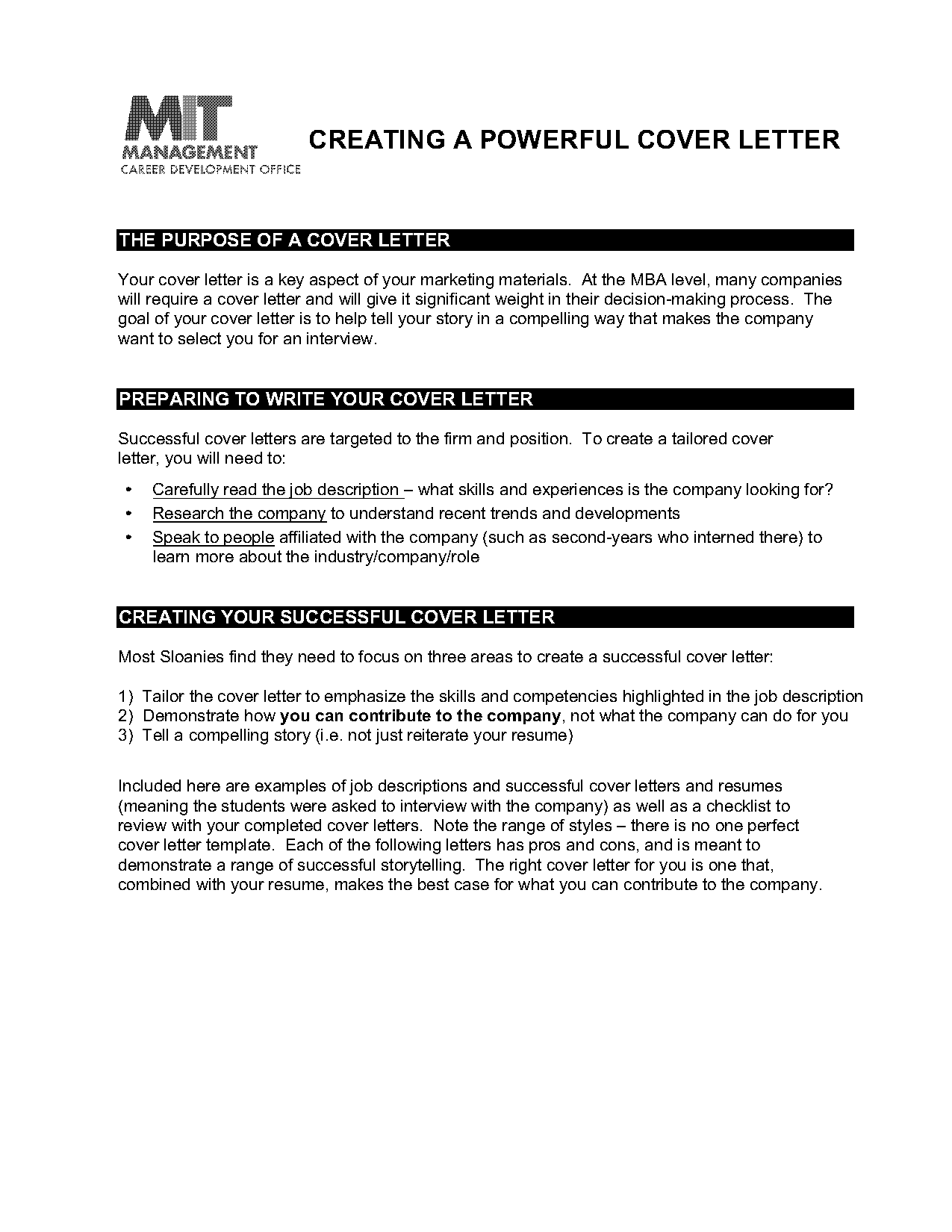 distributor cover letter sample