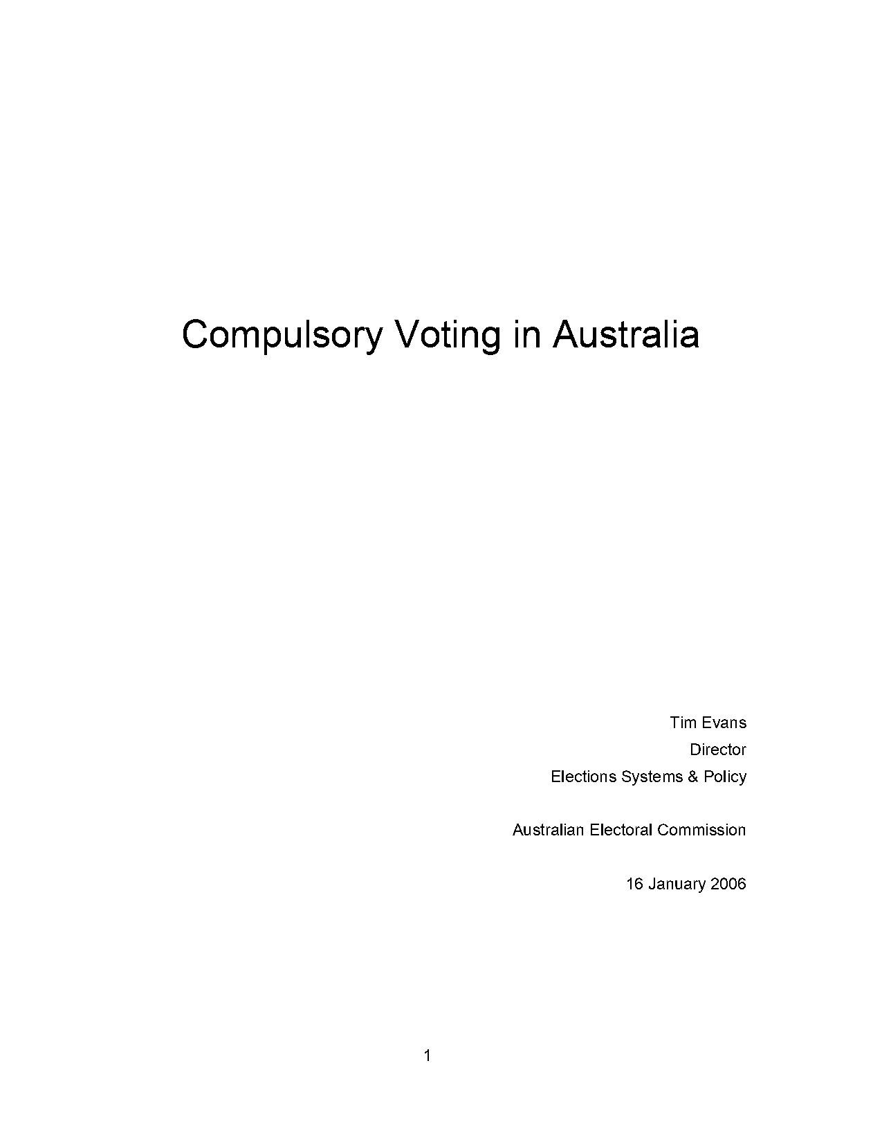 law requires australians to vote