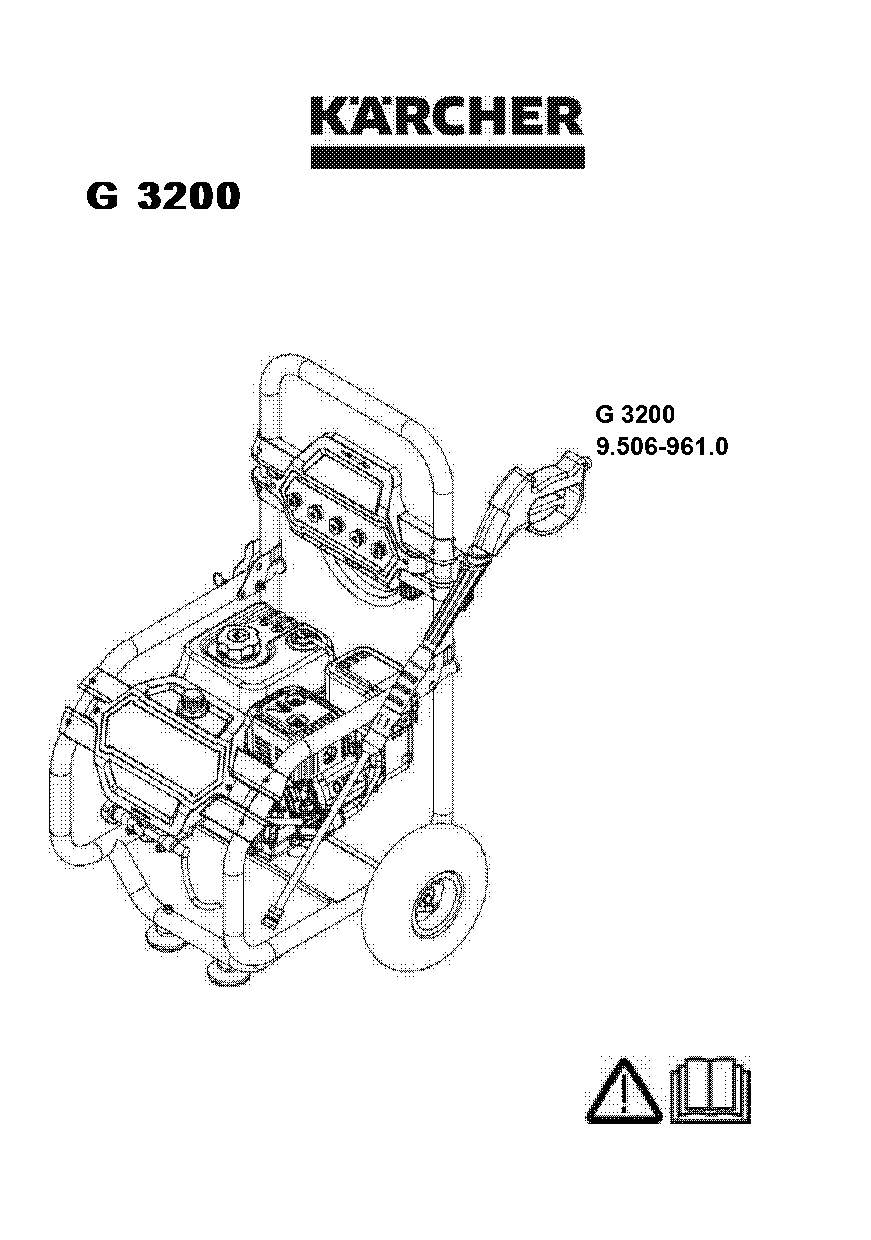 karcher gas power washer manual