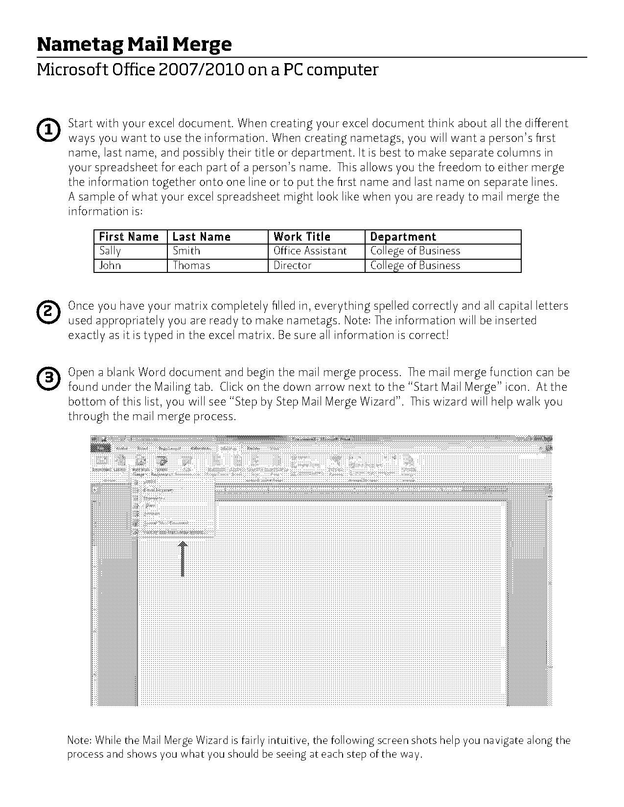 how to combine a word and excel document