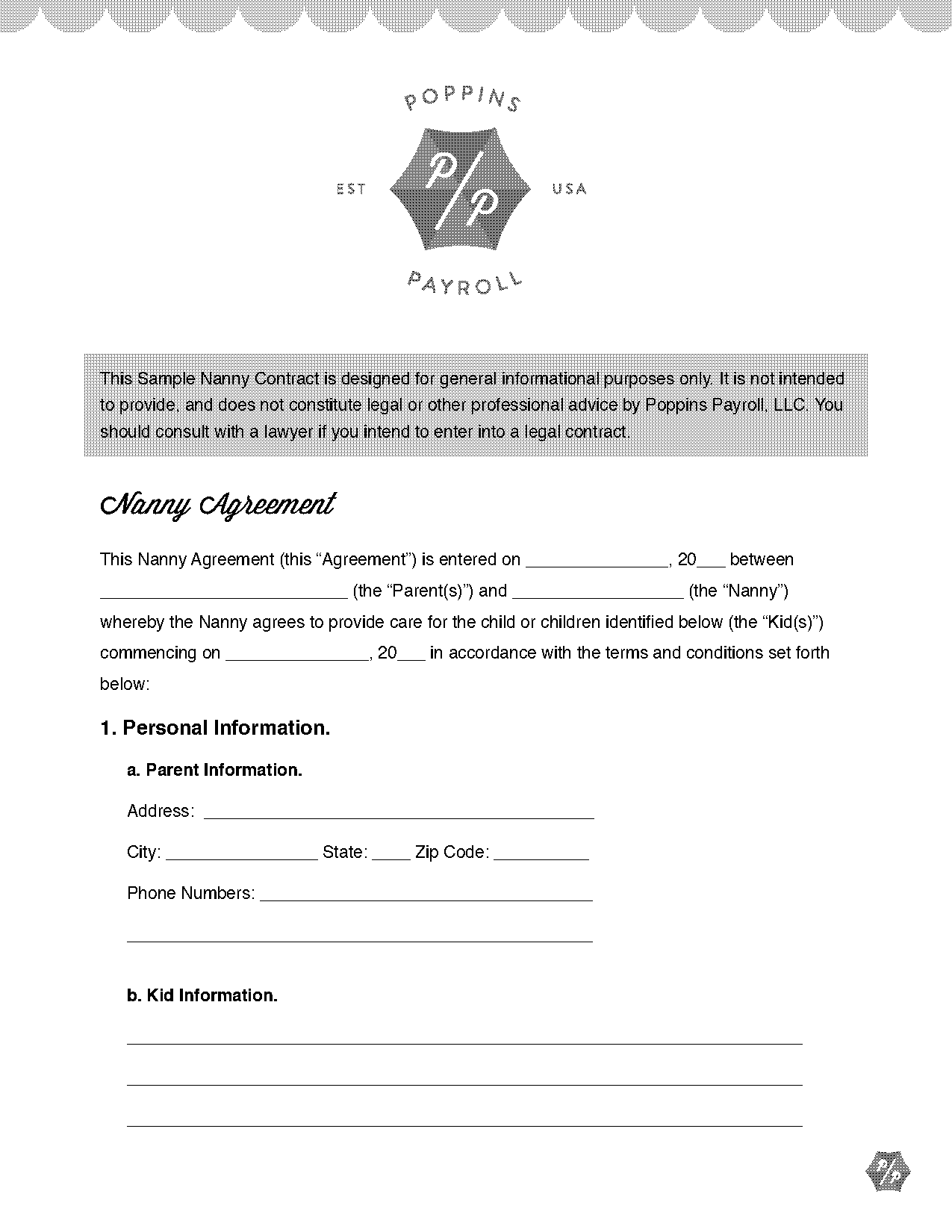 contract job agreement template