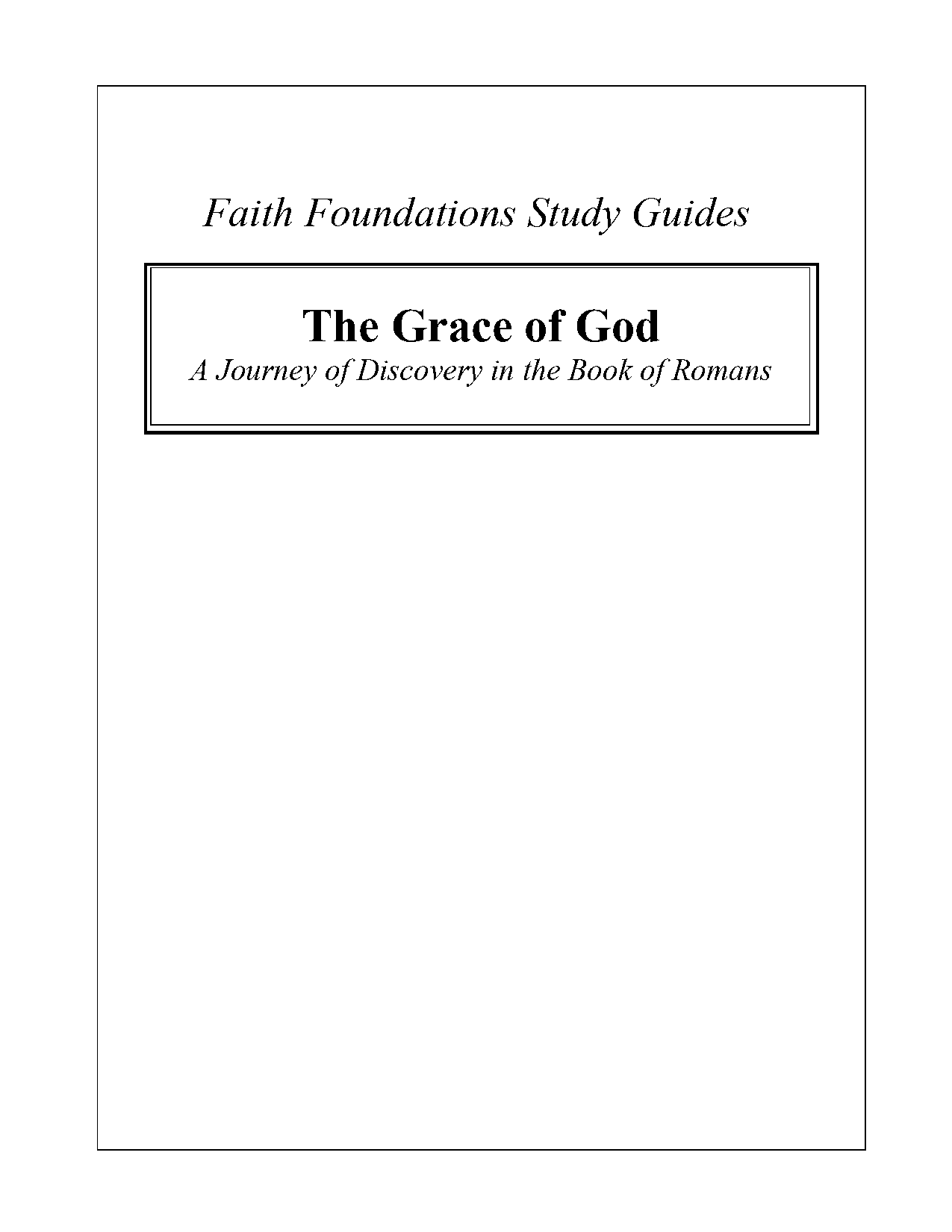 best study guide for book of romans