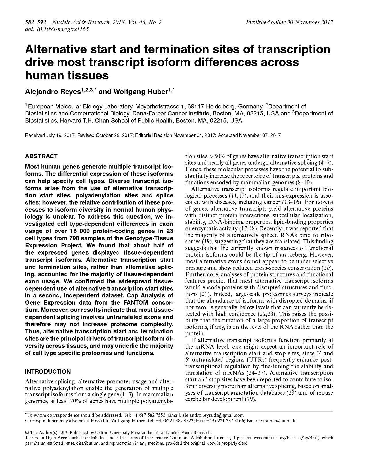 a transcript with multiple genes transcribed alternative