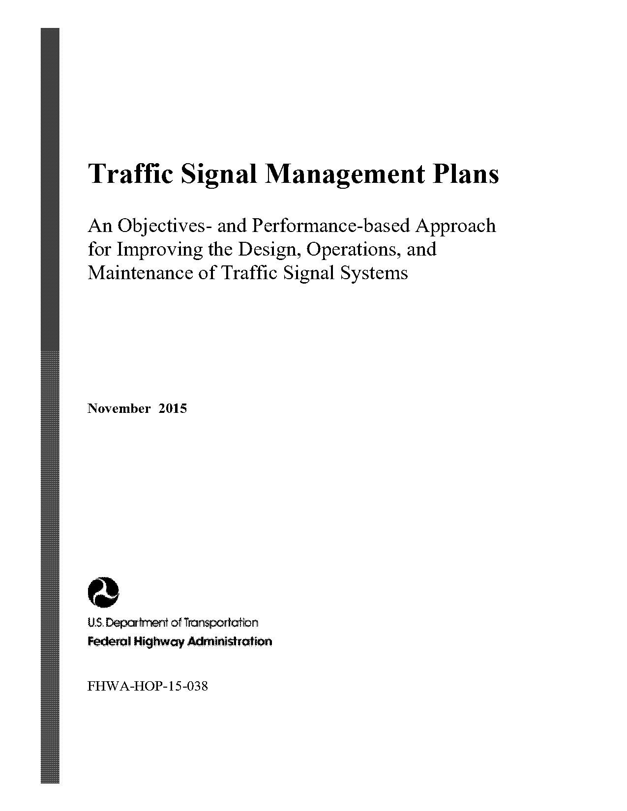 traffic signal design project report