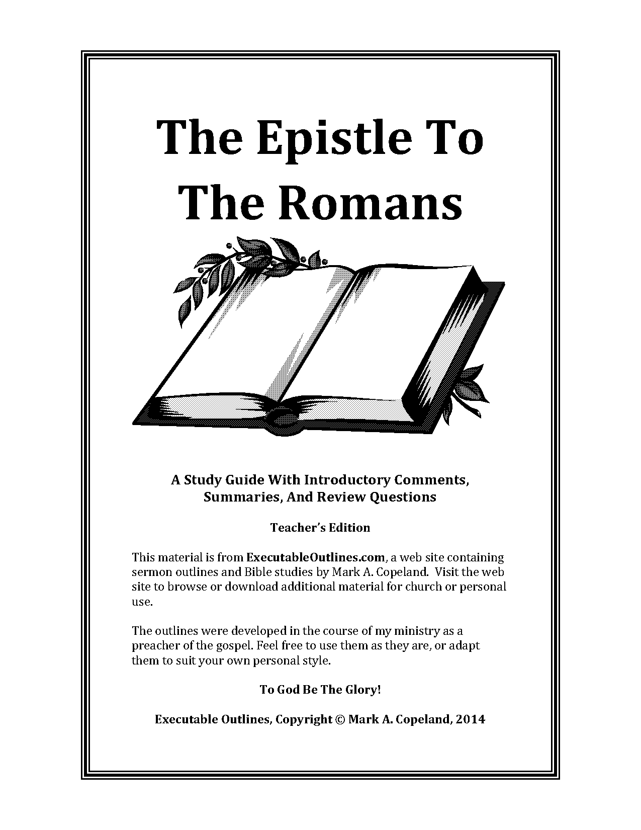 best study guide for book of romans