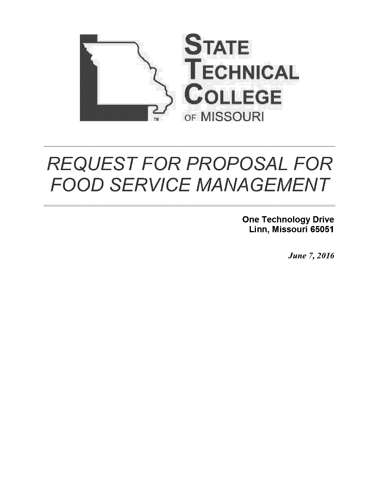 food service catering sample proposal