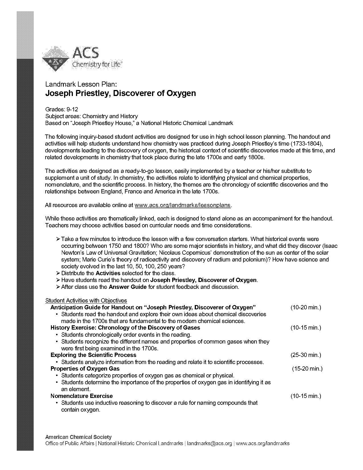 properties and uses of oxygen gas