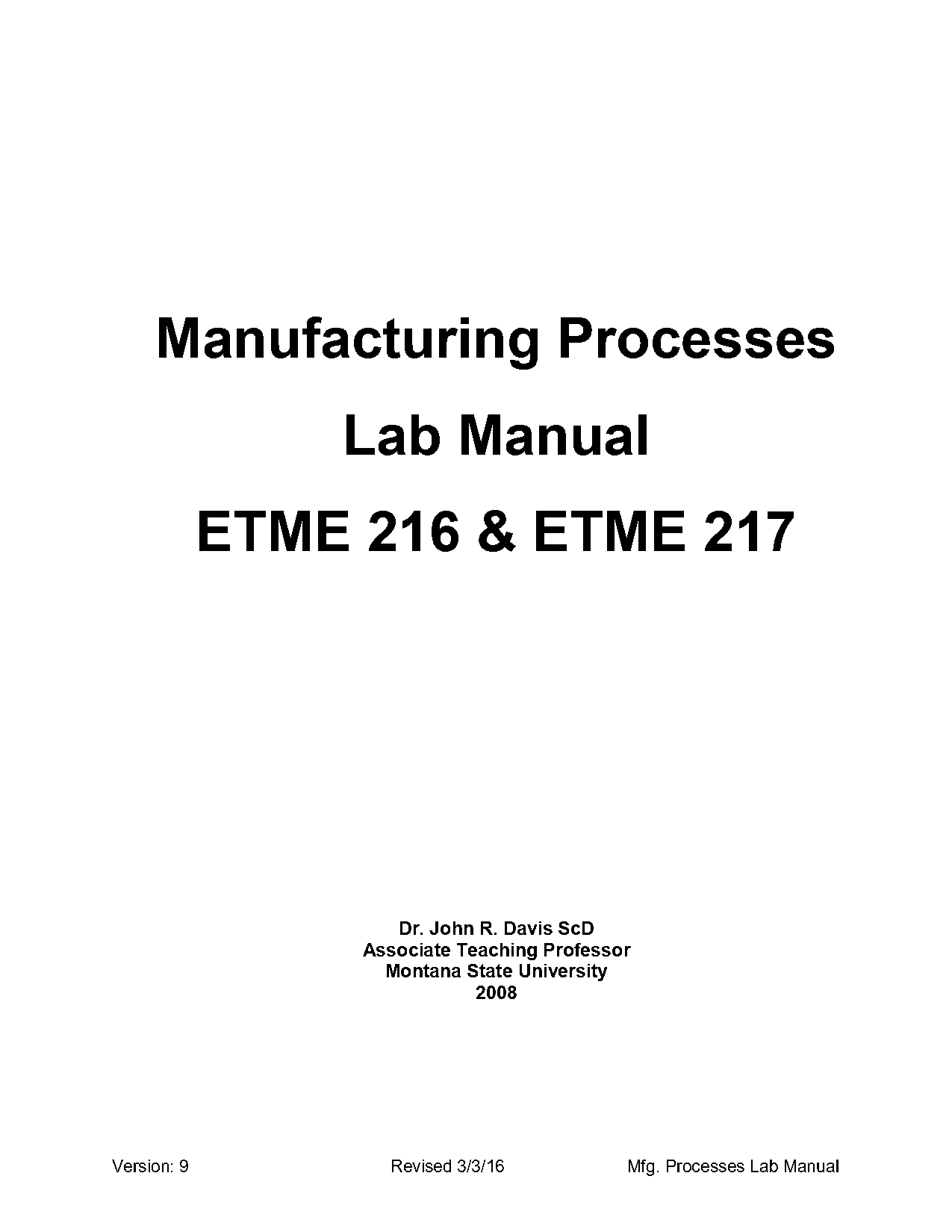 production technology lab manual pdf