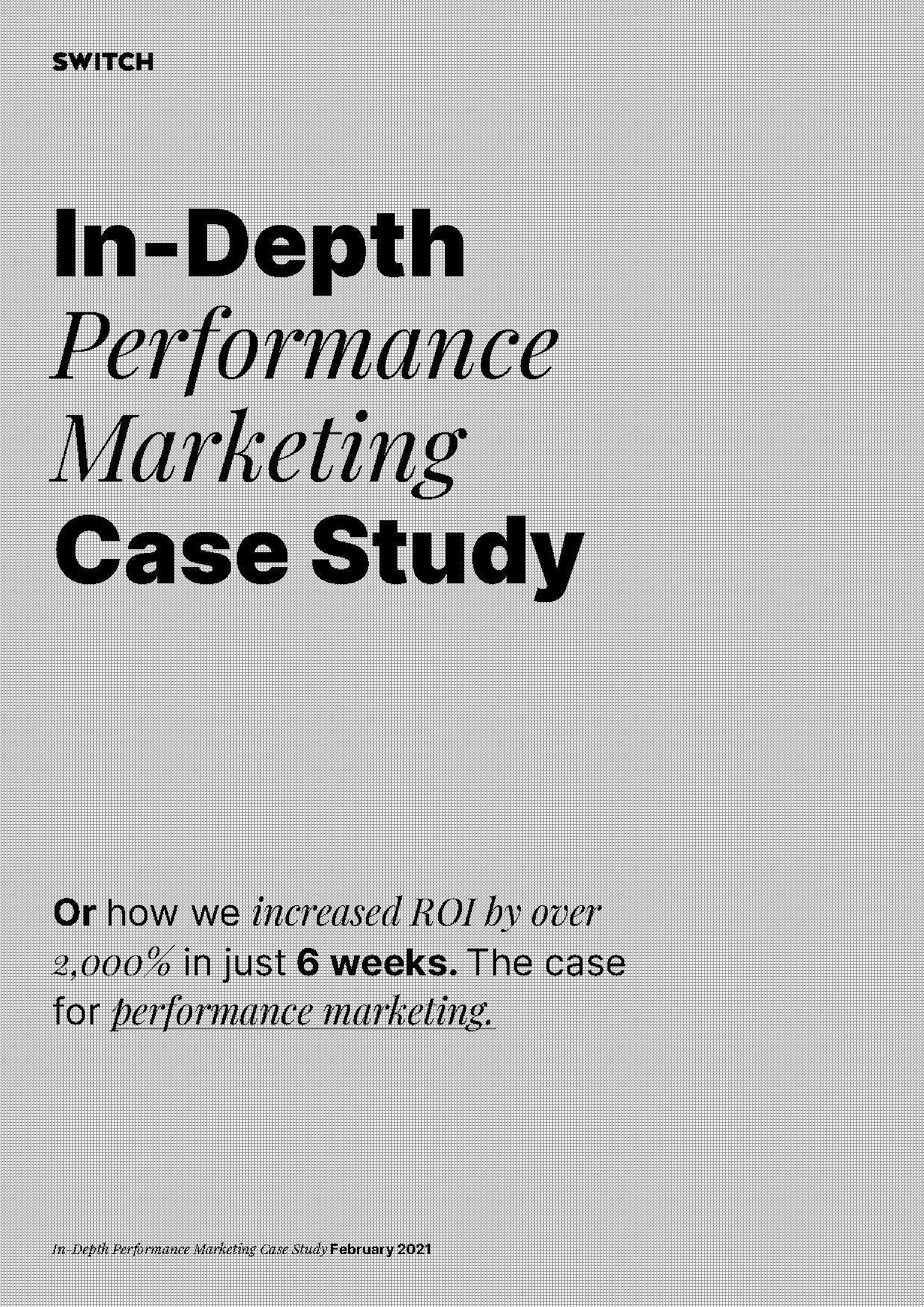 example of a marketing case study analysis