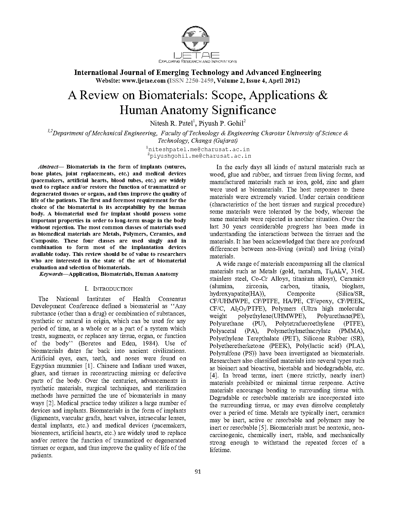 application of composites in medical biomaterials