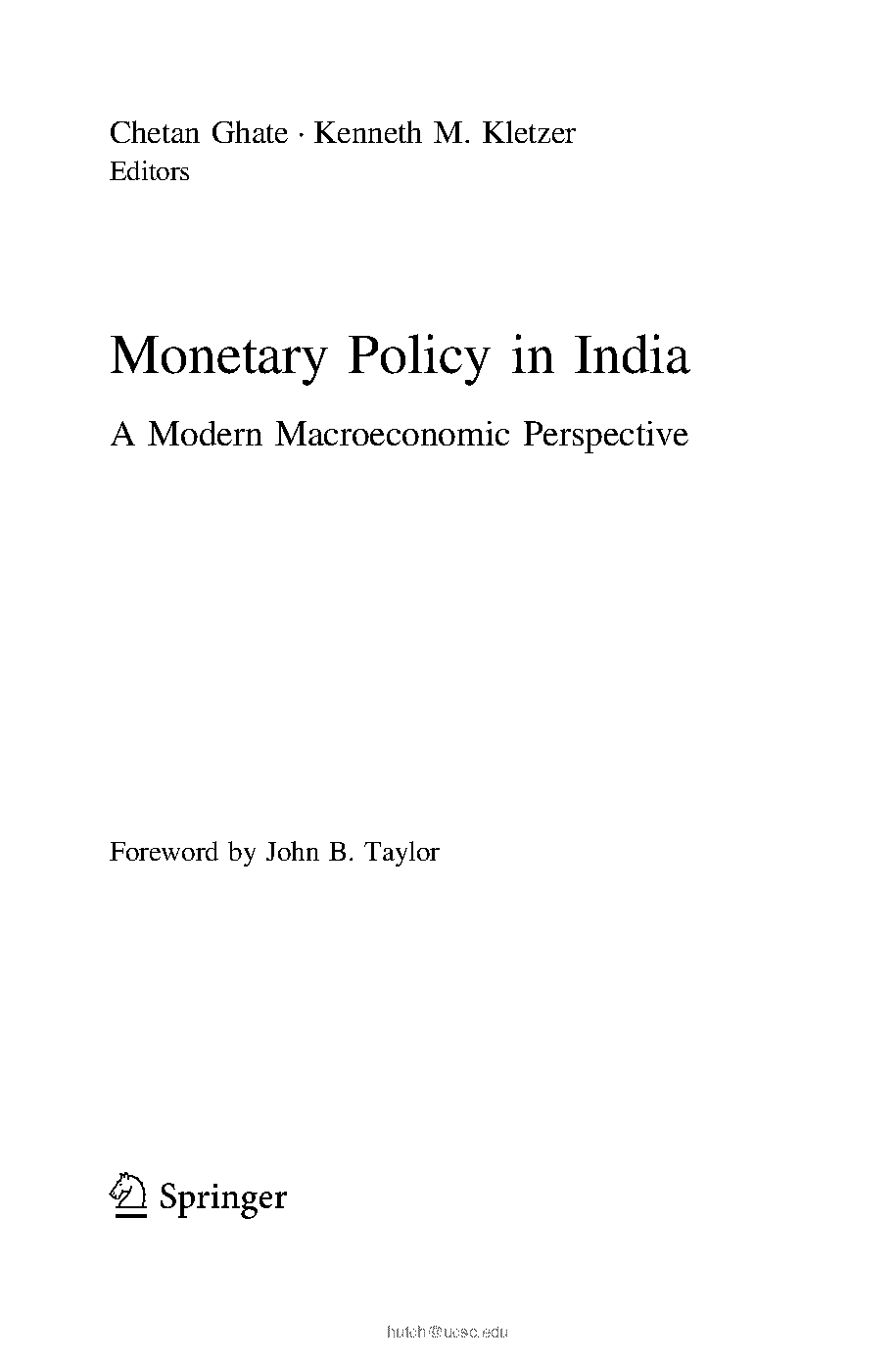 recent trends in monetary policy of india