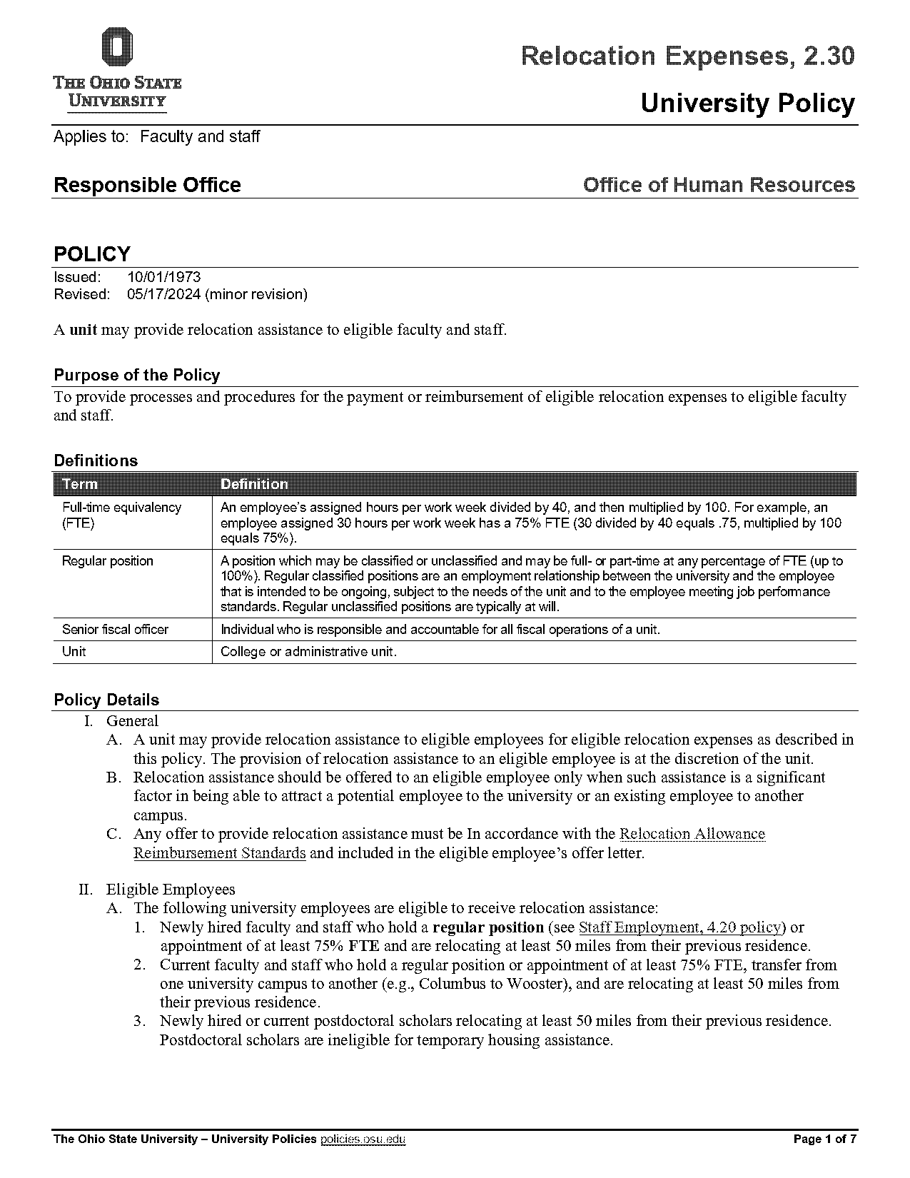 relocation expenses request letter