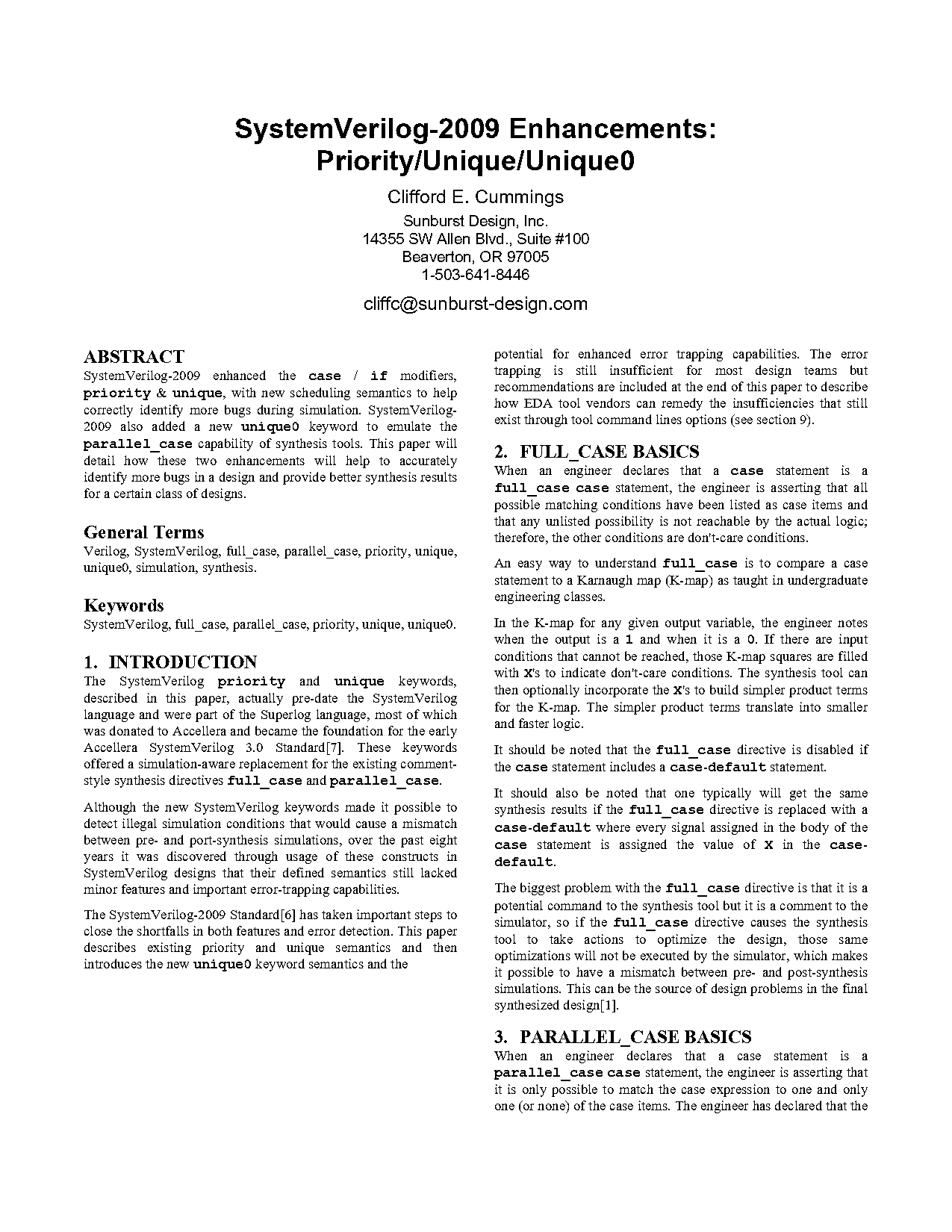 verilog case statement priority encoder